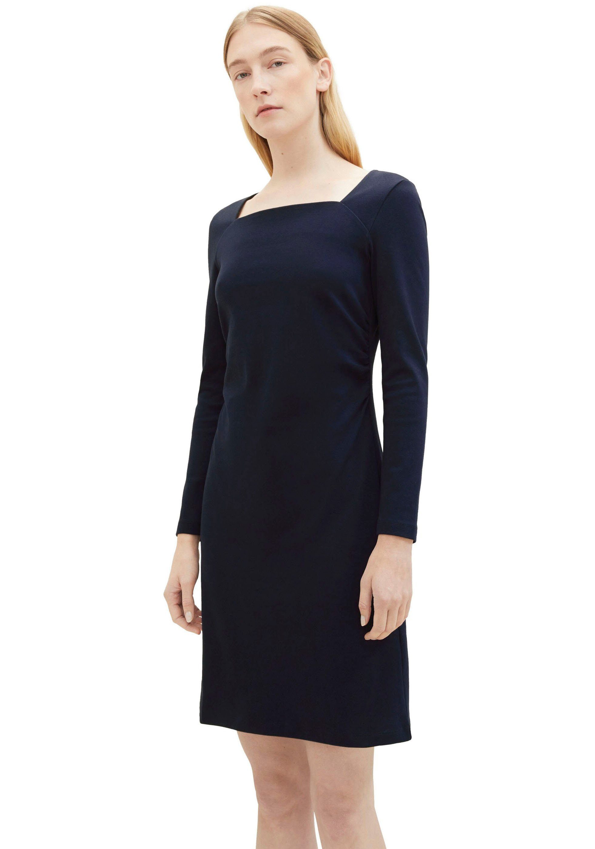 TOM TAILOR Jerseykleid mit eckigem Ausschnitt