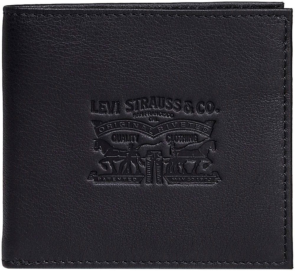 Levi's® Geldbörse VINTAGE TWO HORSE BIFOLD COIN WALLET, aus Vollnarbenleder Herrenbörse Portemonnaie