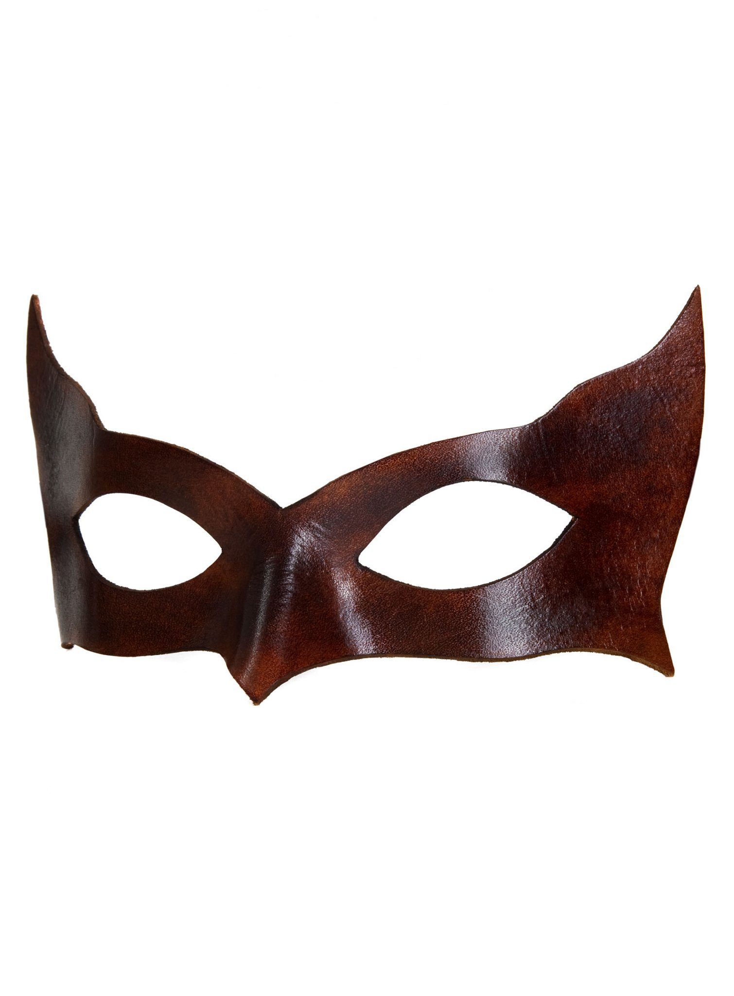 Andracor Панельная обшивкаsmaske Colombina Incognito braun, Eine Ledermaske im venezianischen Stil wie diese wird bei Andracor in
