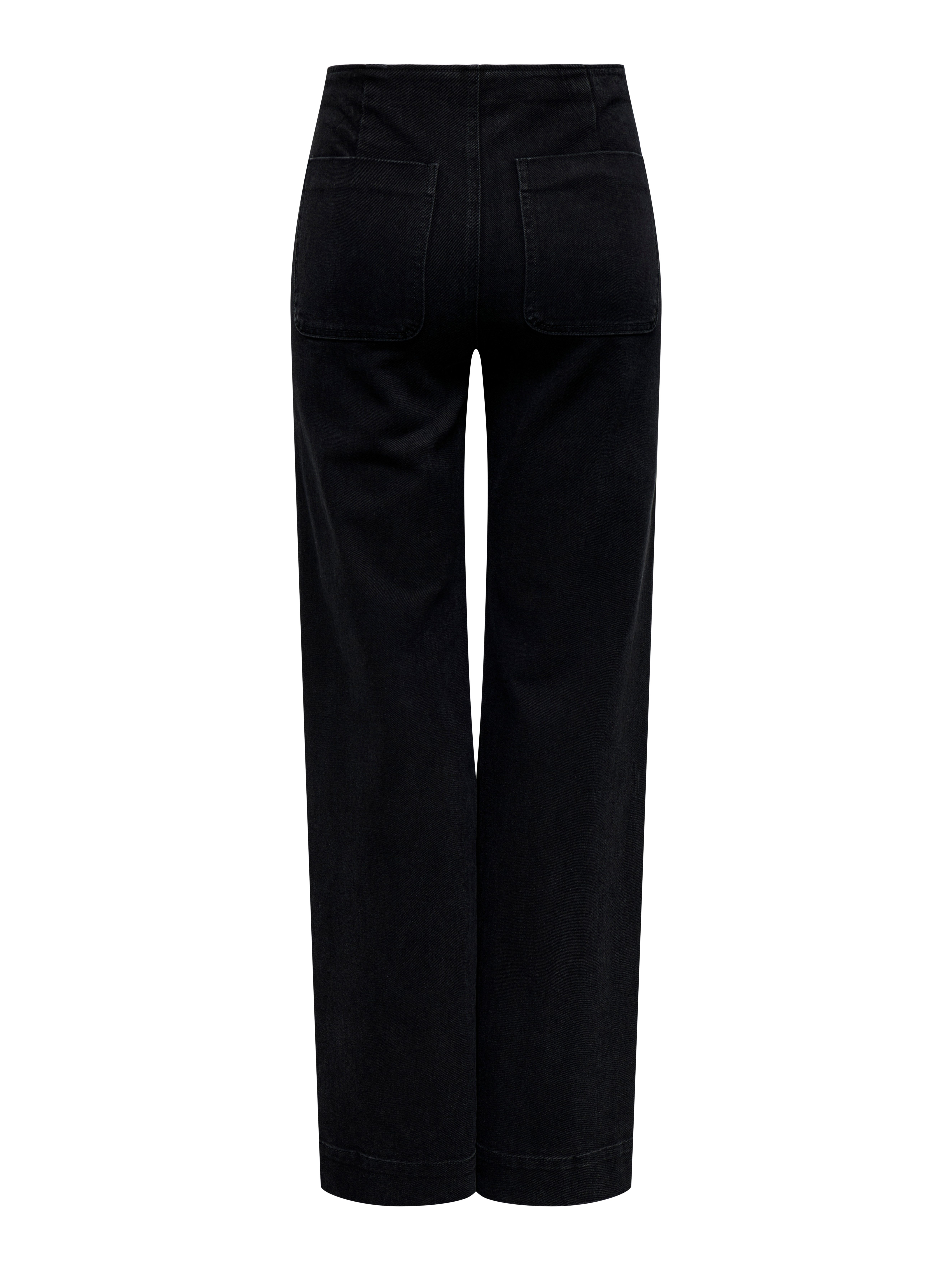 ONLY High-waist-Jeans ONLMADELINE HW WD POCKET DNM GUA554 NOOS Baumwollmischung