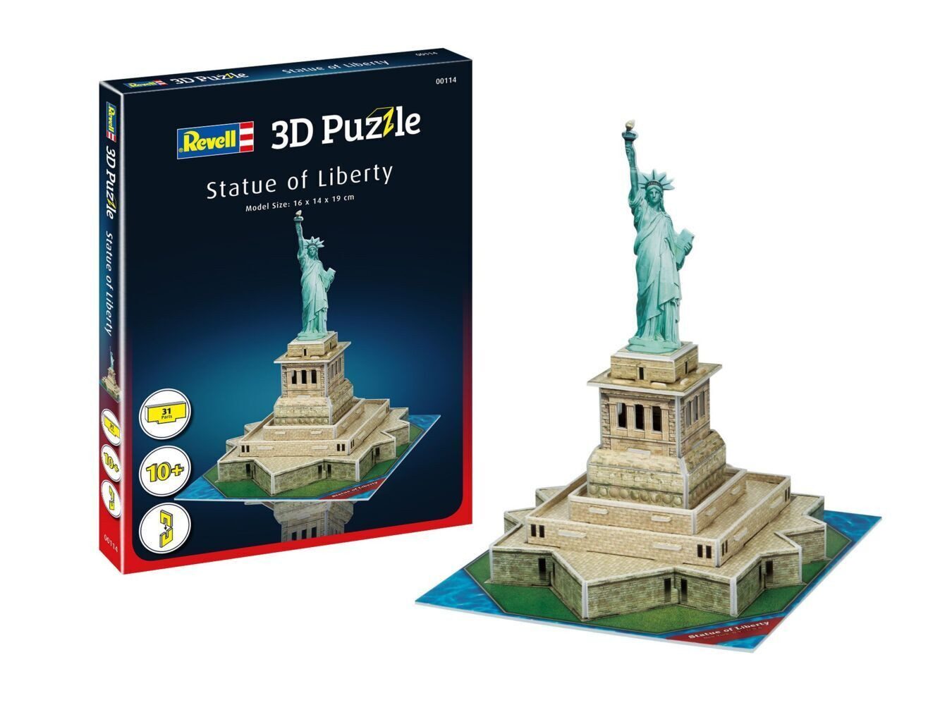 Revell Control Puzzle Revell Freiheitsstatue 3D (Puzzle), 49 Puzzleteile