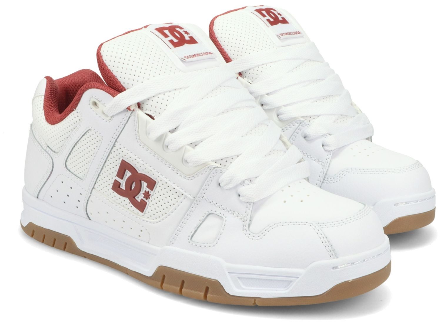 DC Shoes DC Shoes Stag White/Brick Red/Gum Sneaker