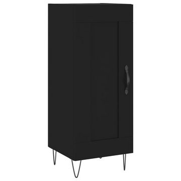 vidaXL Kleiderschrank Regal Highboard Schrank Hochschrank Schwarz 34,5x34x180 cm Holzwerksto