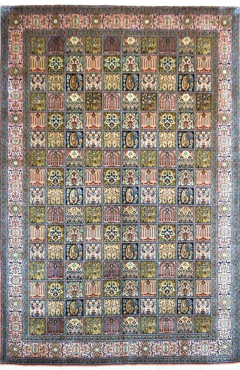 Seidenteppich GUM 9599 von KAYOOM - quadratische Muster