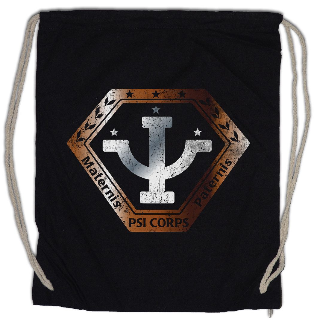 Turnbeutel Vintage Psi Corps Logo Turnbeutel Space Center TV Babylon 5 Kult