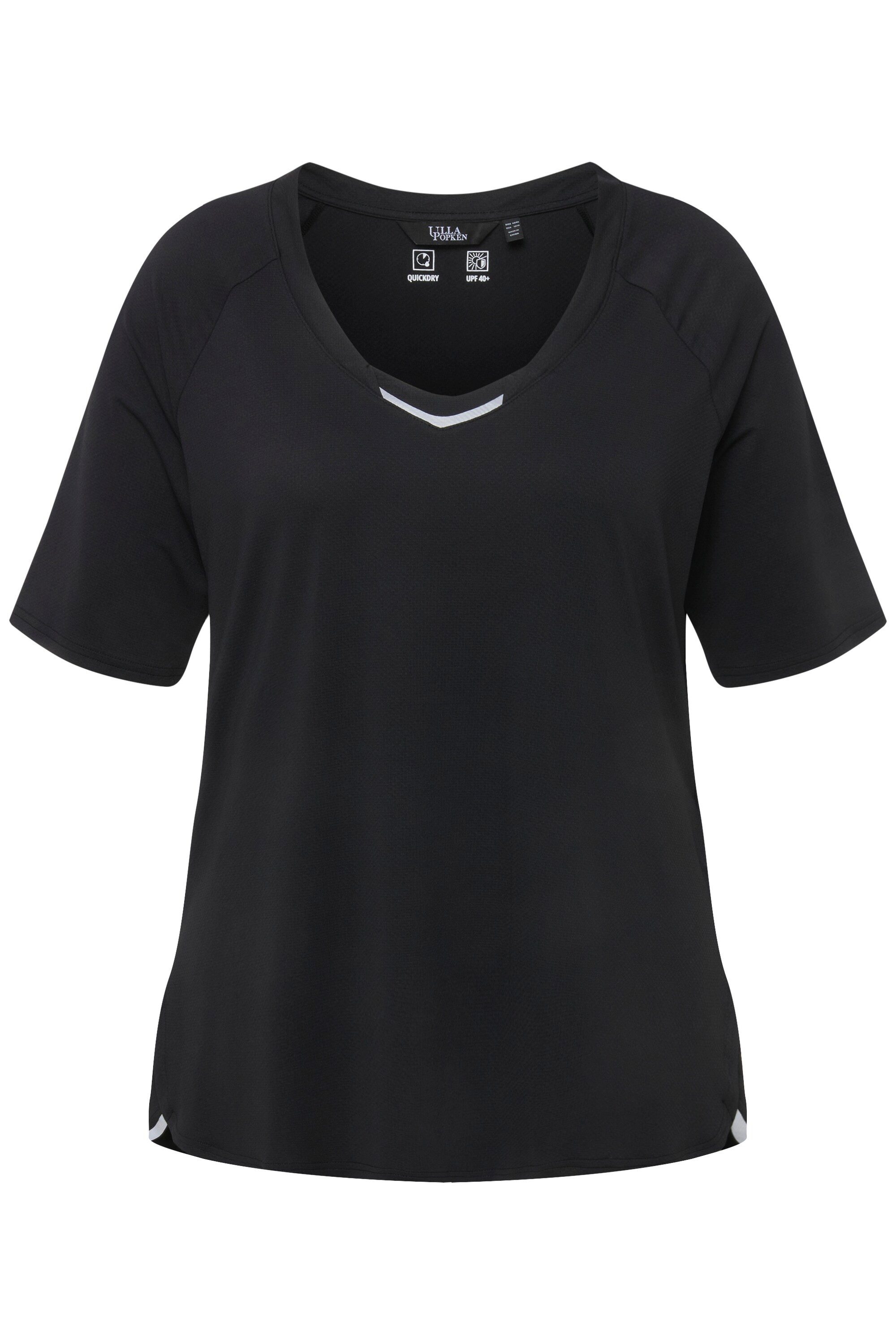 Ulla Popken T-Shirt T-Shirt UV-Schutz 40+ günstig online kaufen