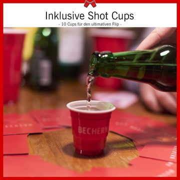 BeerBaller Spielesammlung, Trinkspiel Bechern® Party und Trinkspiel - Der Mix aus Kings Cup & Flip Cup