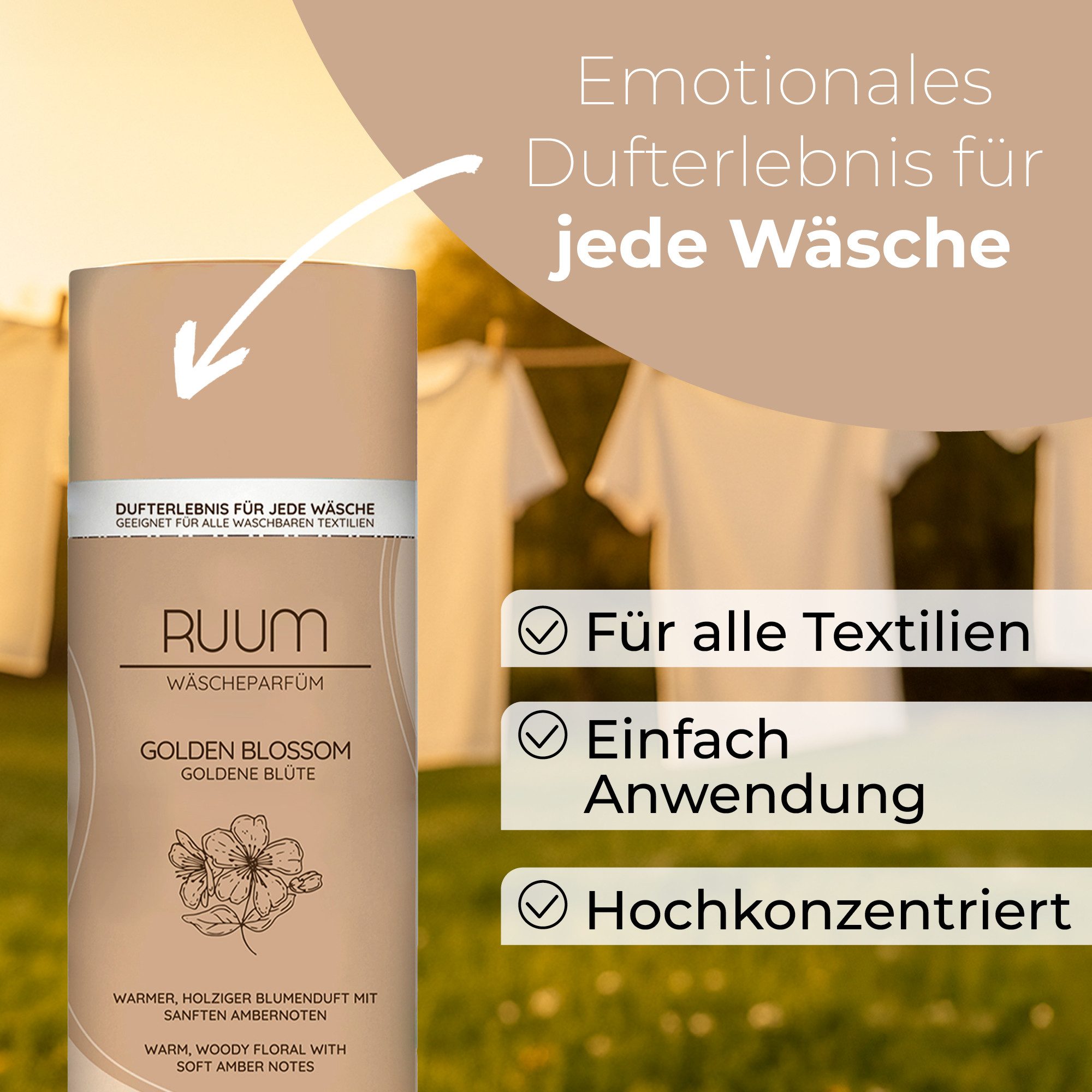 RUUM Wäscheparfüm Duftperlen (6-St., Mix Paket), 6 Duftsorten Duftperlen - Je 200g