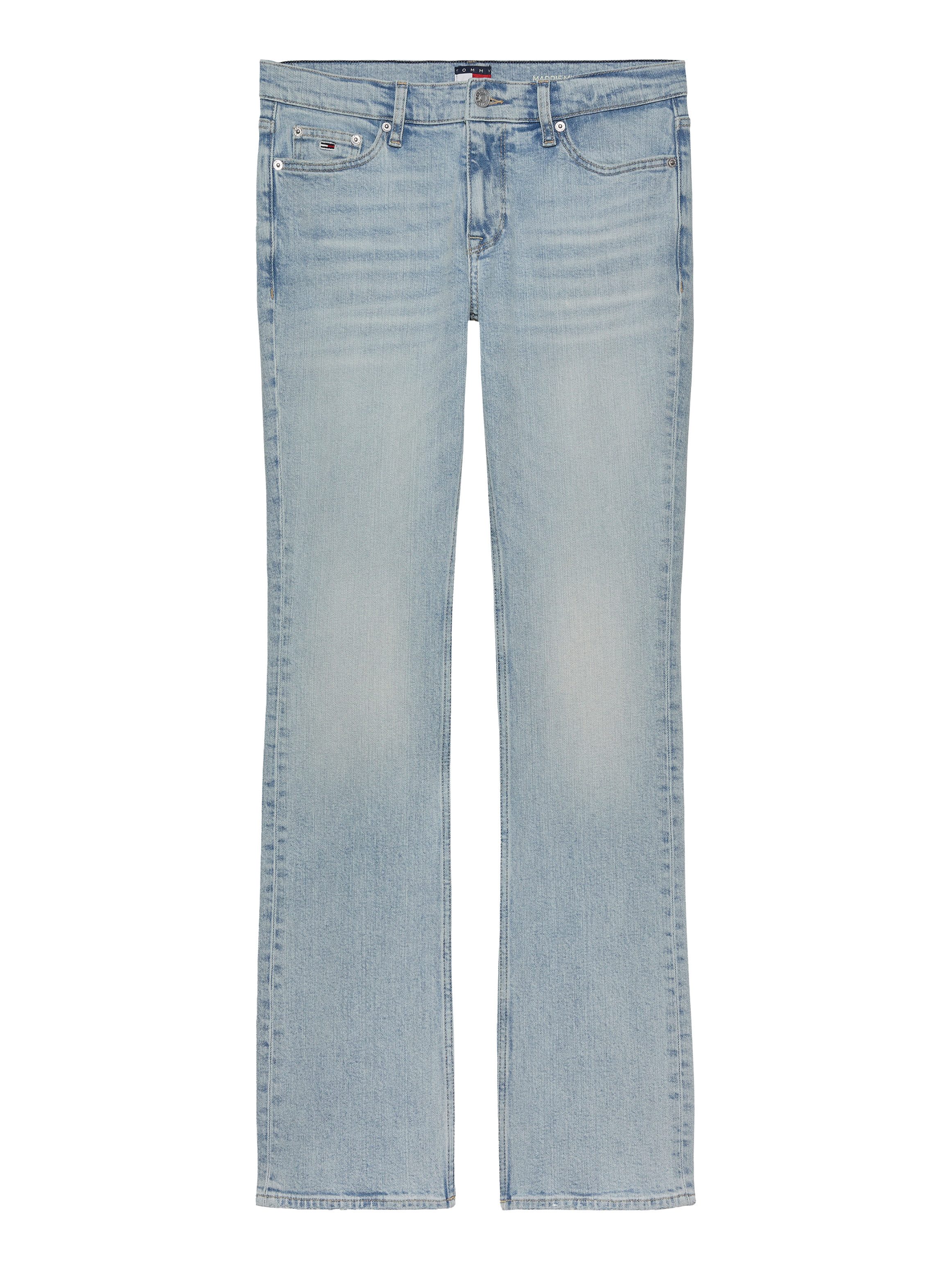 Tommy Jeans Bootcut-Jeans Maddie Mid Rise Bootcut in hellblauer Waschung – Bild 4 von 5