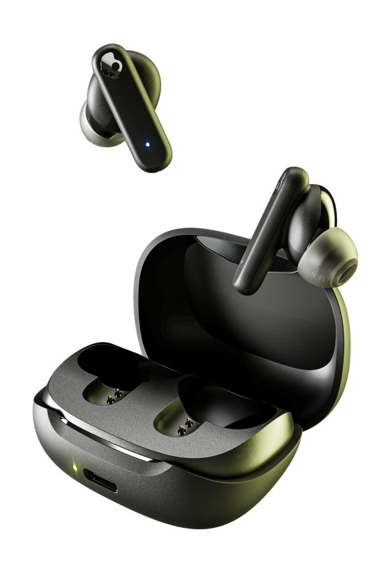 Skullcandy Headset Skullcandy Smokin Buds TW True wireless In-Ear-Kopfhörer  (Touch-Steuerung von Anrufen, Musik und Lautstärk l Schallisolierende  Passform l True Wireless über Bluetooth® 5.1 l EQ-Modi für Musik, Filme und  Podcasts l