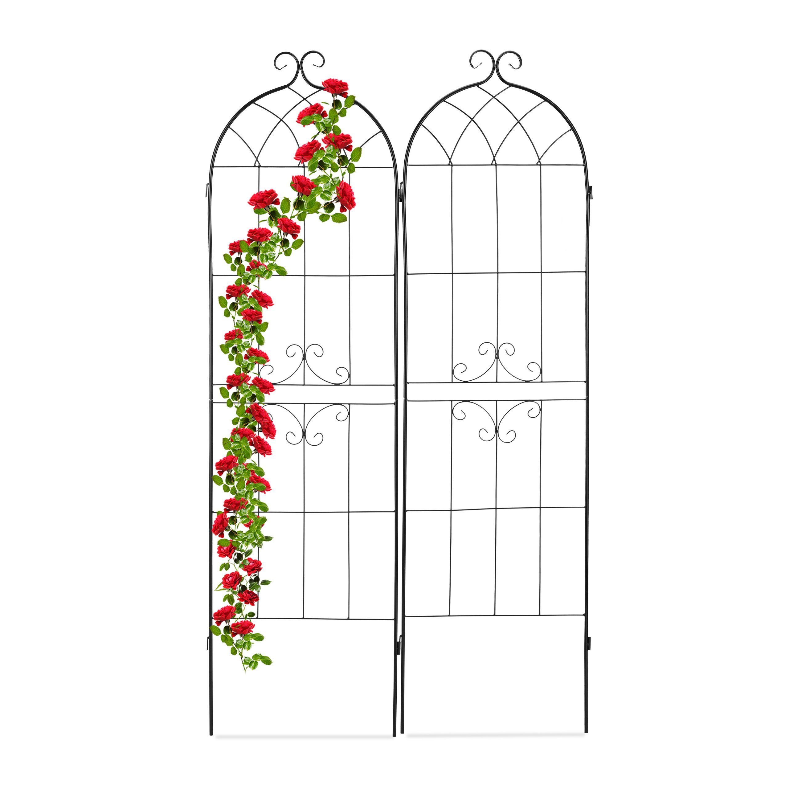 relaxdays Rankgitter Metall 2er Set günstig online kaufen