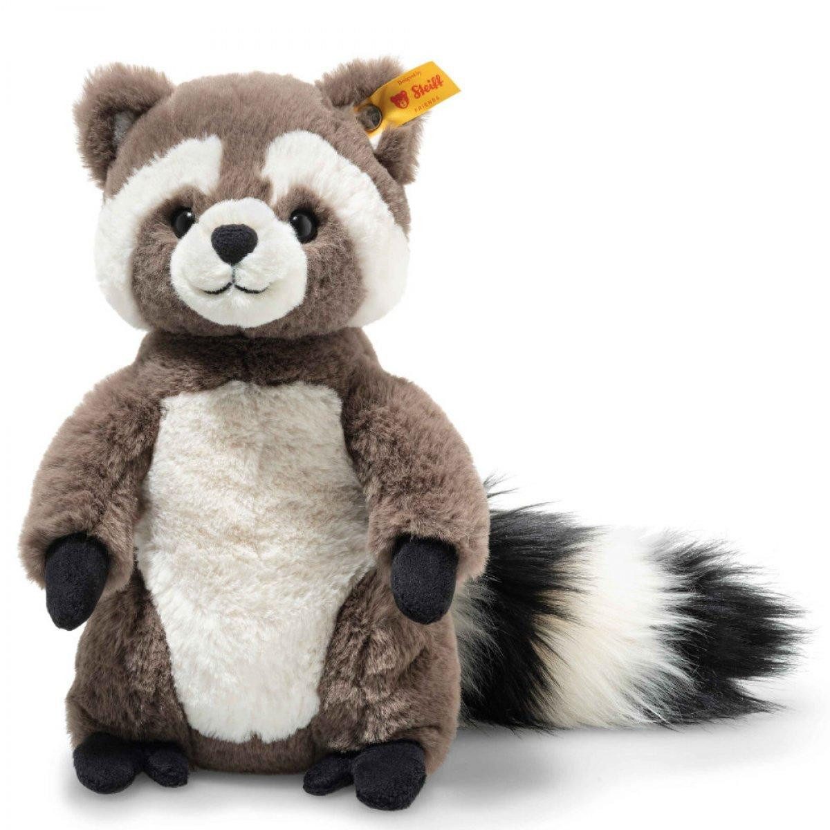 Steiff Kuscheltier Kuscheltier Soft Cuddly Friends Waschbär Pedro Braunweiß (23cm)