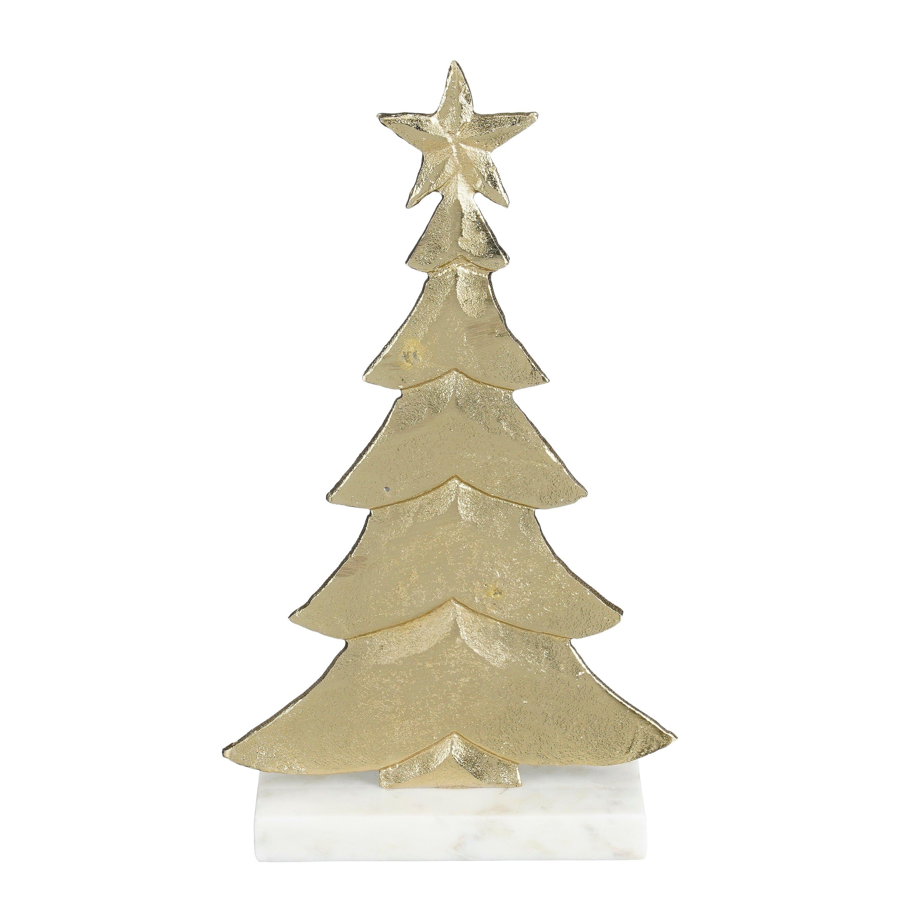 Mica Decorations Mica Decorations Dekoration Baum champagner - l18xb7xh32cm