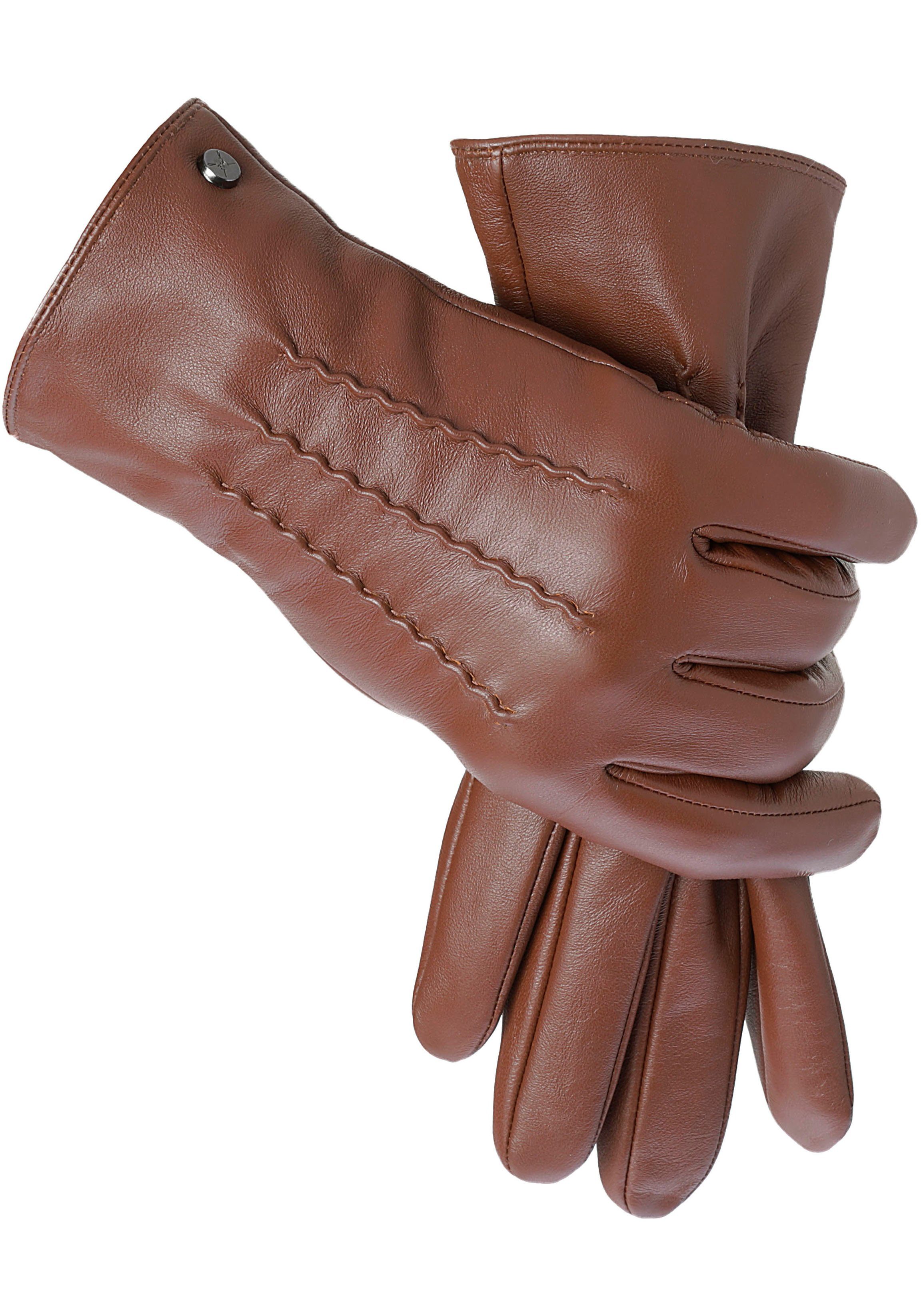 PEARLWOOD Lederhandschuhe Gates, weiches Innenfutter aus Fleece günstig online kaufen