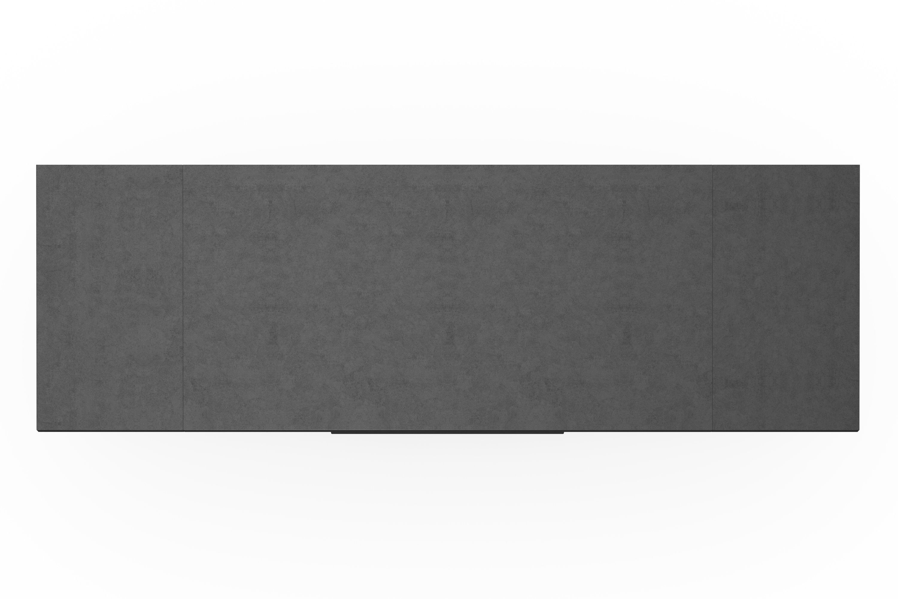 in cm Mäusbacher mit Esstisch 180-260 Auszug, D, Breite mit und V-Gestell Komfort asteichefarben/graphit asteichefarben