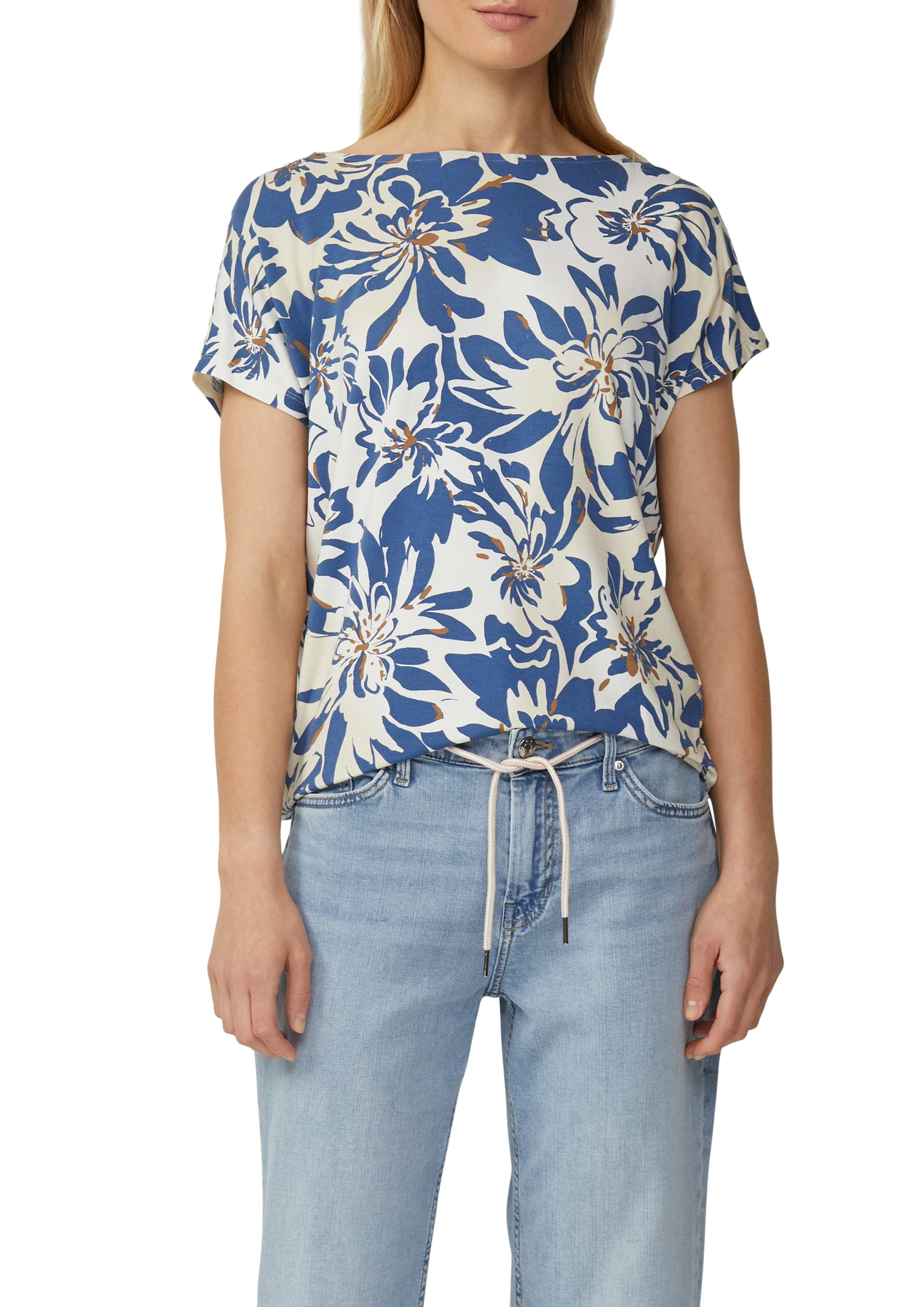 s.Oliver T-Shirt mit All-Over Print günstig online kaufen