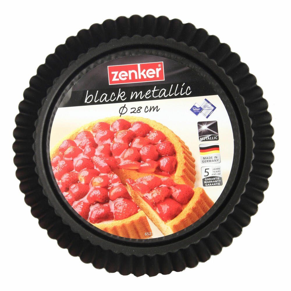 Zenker Obstkuchenform Black Metallic 28 cm