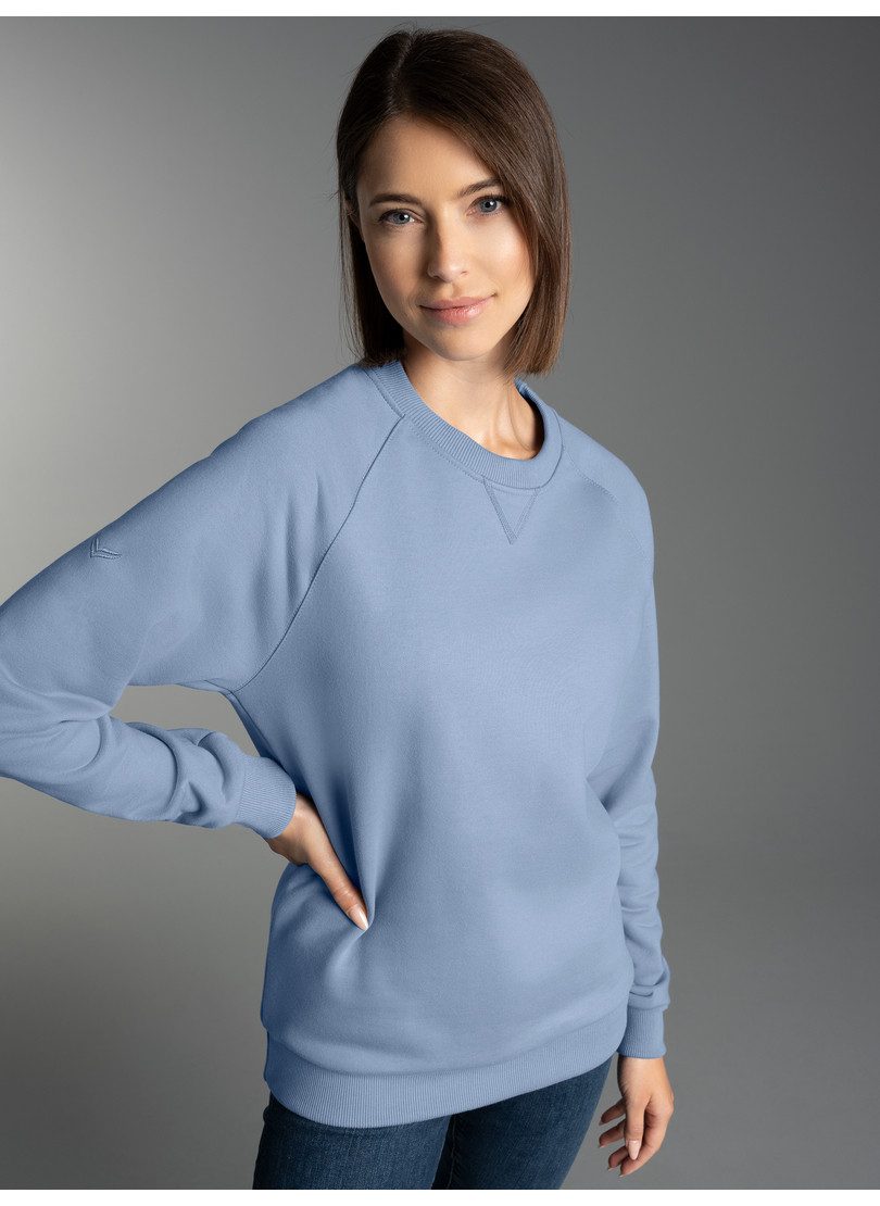 Trigema Sweatshirt TRIGEMA Sweatshirt mit angerauter günstig online kaufen