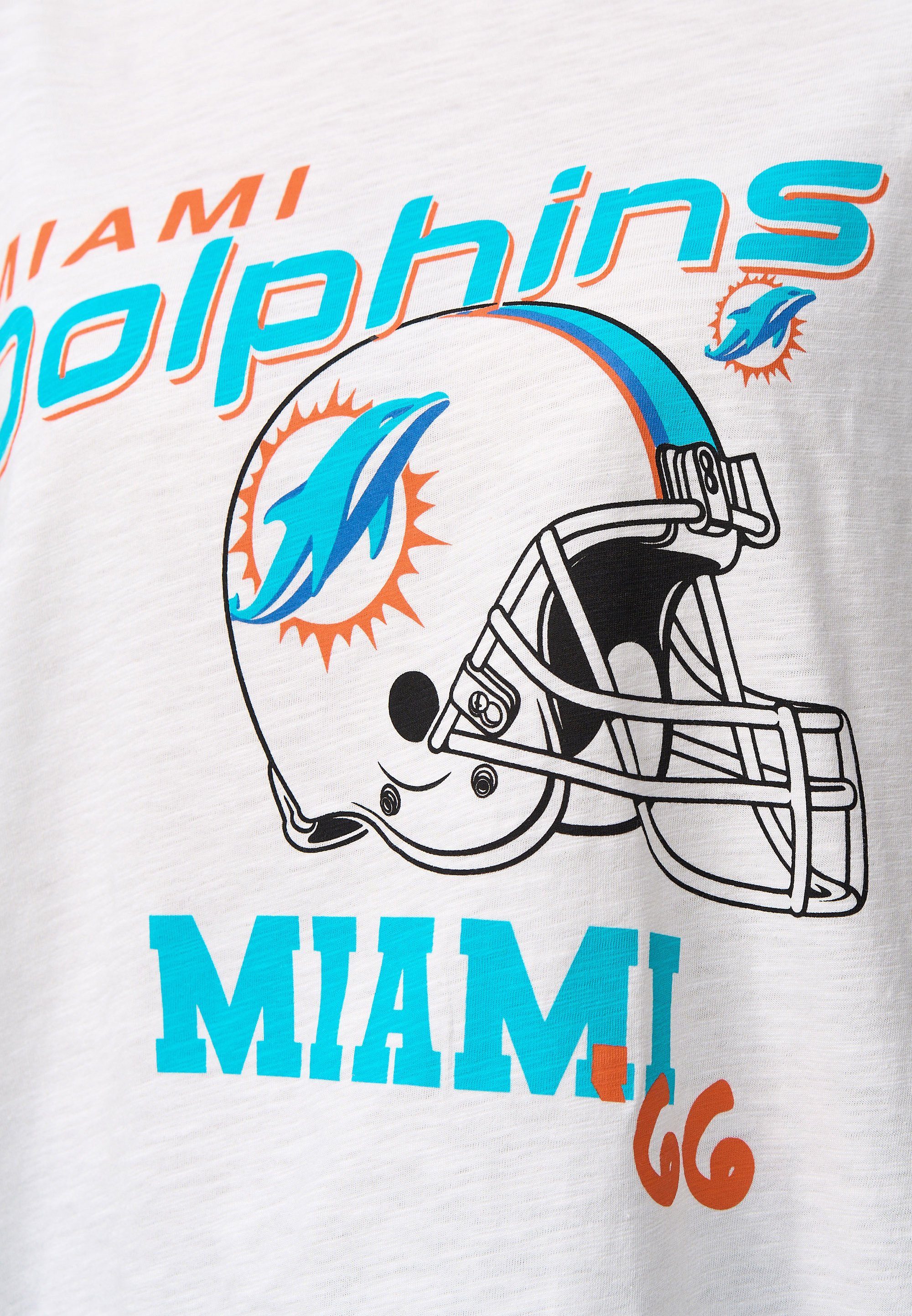 Damen Shirts Recovered T-Shirt Miami Dolphins (1-tlg)