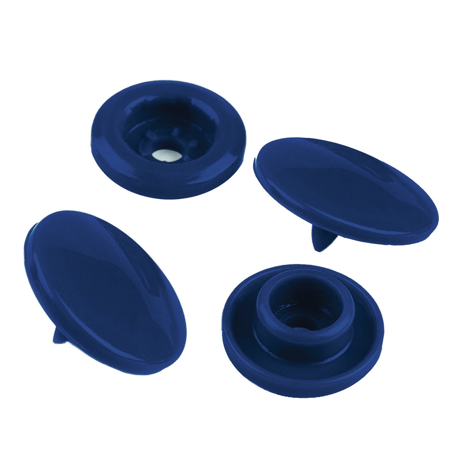 maDDma Druckknopf 50 Druckknöpfe rund Snaps Druckknopf Snap Button Knöpfe, 12mm