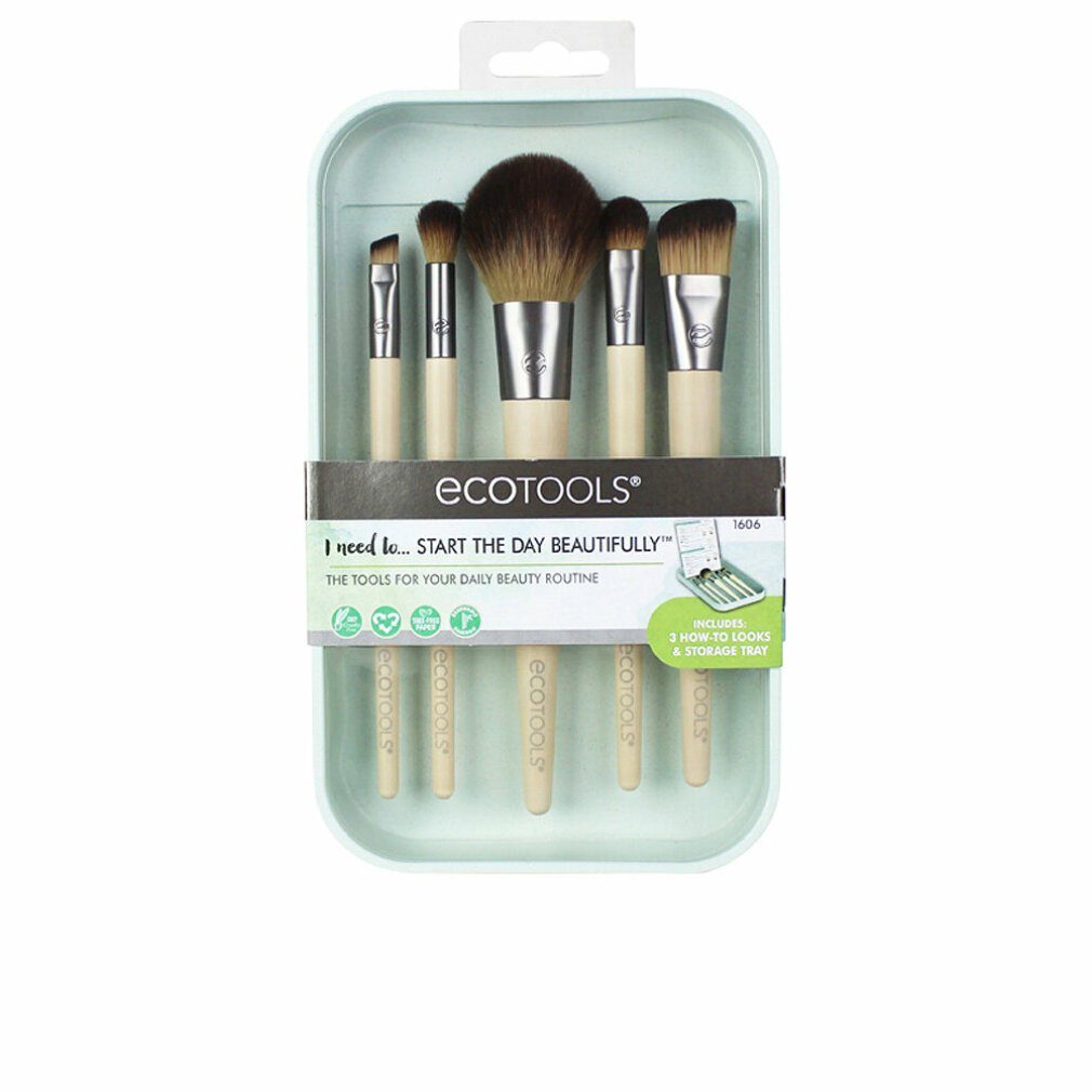 ECOTOOLS Kosmetikpinsel-Set Start The Day Beautifully Set 6 Artikel mehr