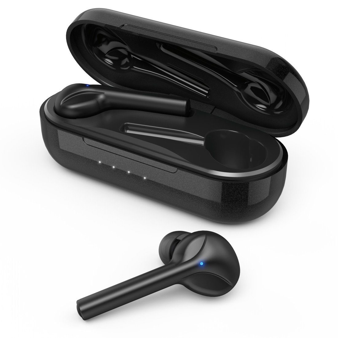 HFP, Assistant) True Ear und Berührungssteuerung, Hama Bluetooth® HSP, schwarz A2DP In Siri Bluetooth, Anschluss, In-Ear-Kopfhörer AVRCP Wireless, Bluetooth, USB-C Google (Sprachsteuerung, Siri, Sprachassistenten Ladebox Google Kopfhörer Assistant,