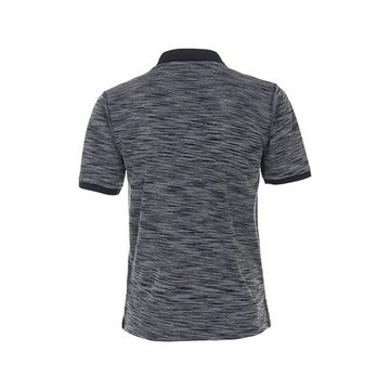 VENTI Poloshirt blau passform textil (1-tlg)