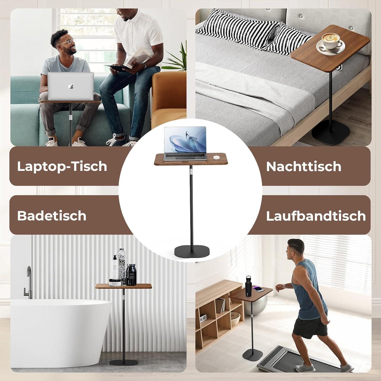 LuxusKollektion Stehpult Stehpult Höhenverstellbar Laptop Ständer Mobile Schreibtisch Schwarz