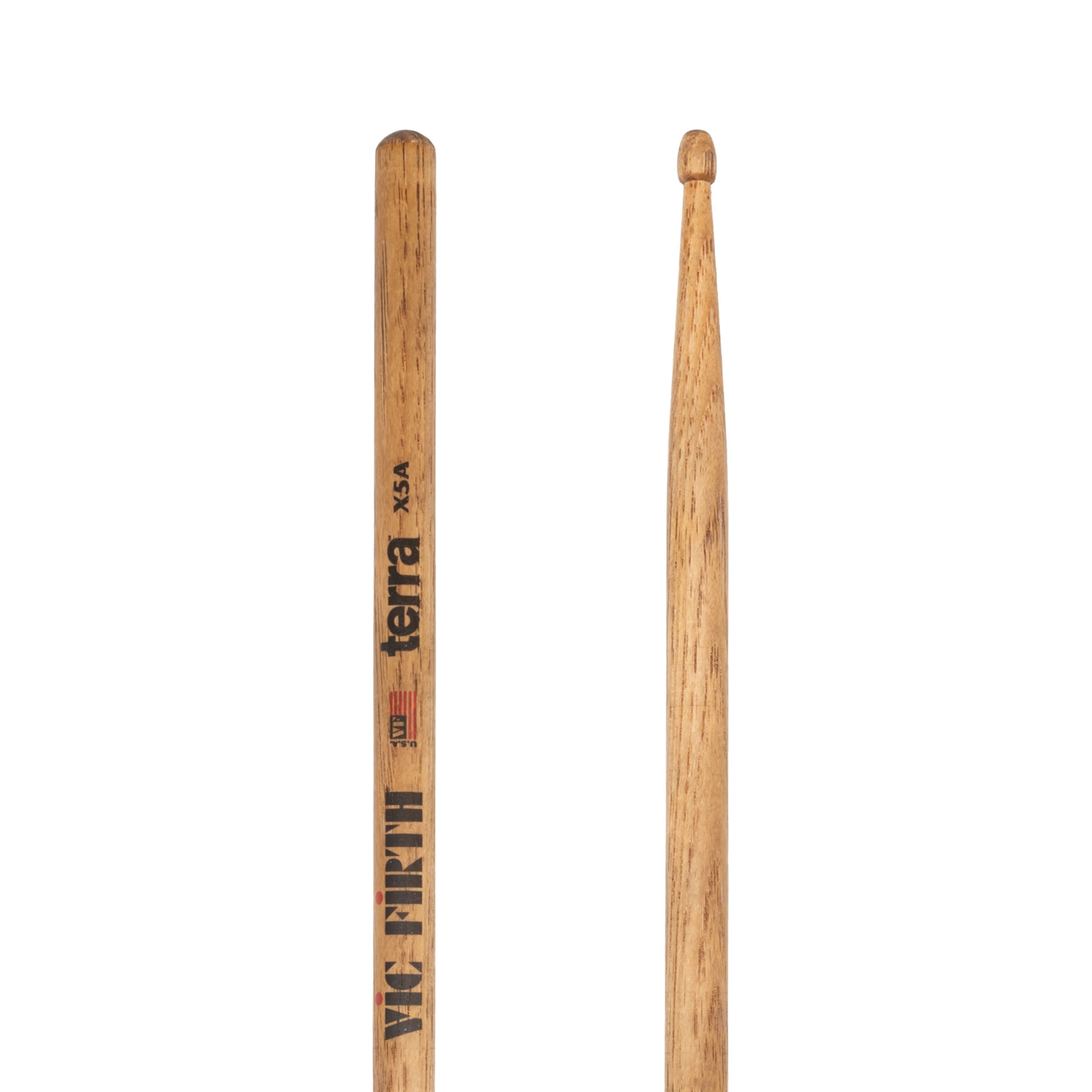 Vic-Firth Drumsticks (Sticks, Beater und Mallets, Drumsticks Holztip), Terra X5AT Extreme 5A Sticks - Drumsticks