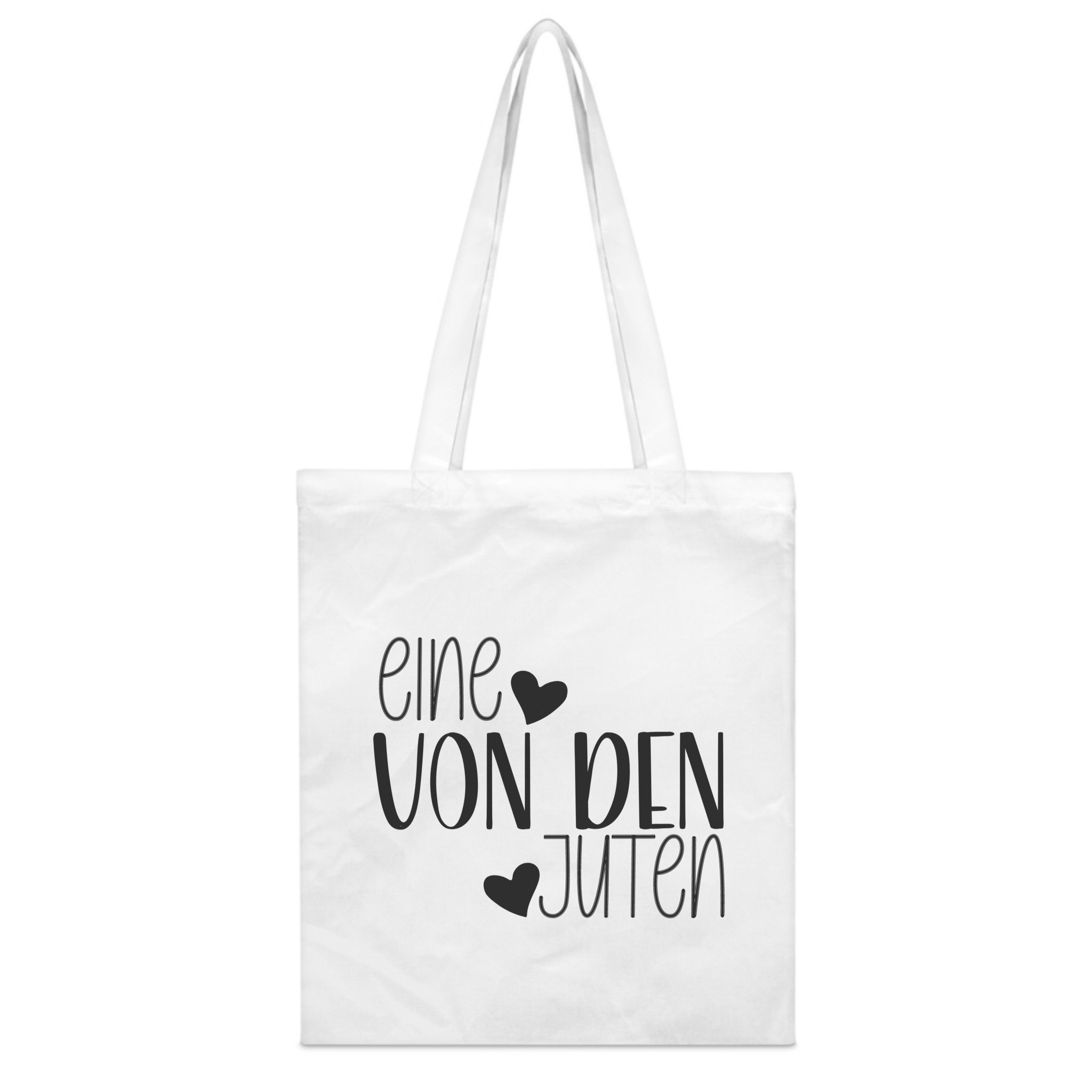 PhotoFancy Tragetasche mit Spruch 'Eine von den Juten' - Stoffbeutel, mit lustigem Spruch