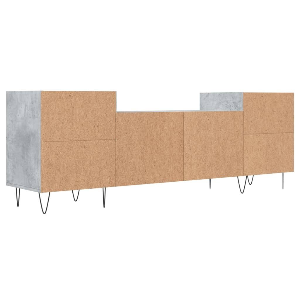 TV-Schrank Holzwerkstoff 160x35x55 (1-St) Betongrau TV-Schrank cm vidaXL