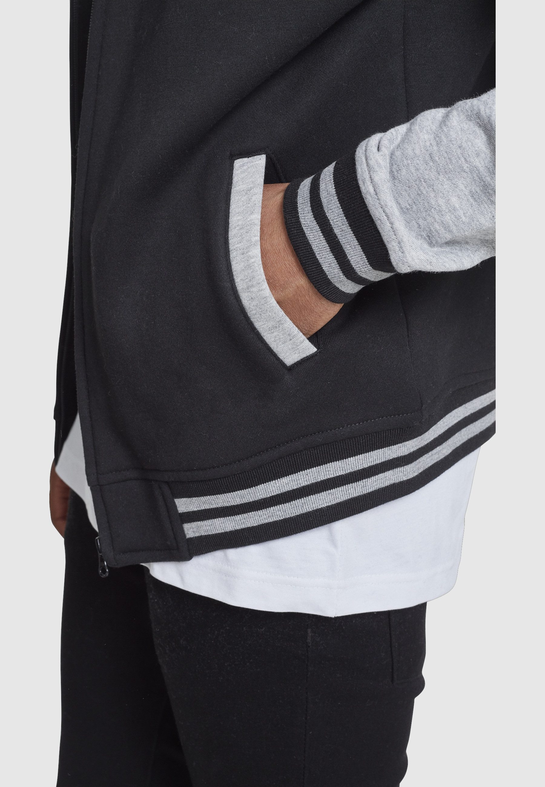 URBAN CLASSICS Sweatjacke Urban Classics Herren 2-tone Zip Hoody (1-tlg) günstig online kaufen