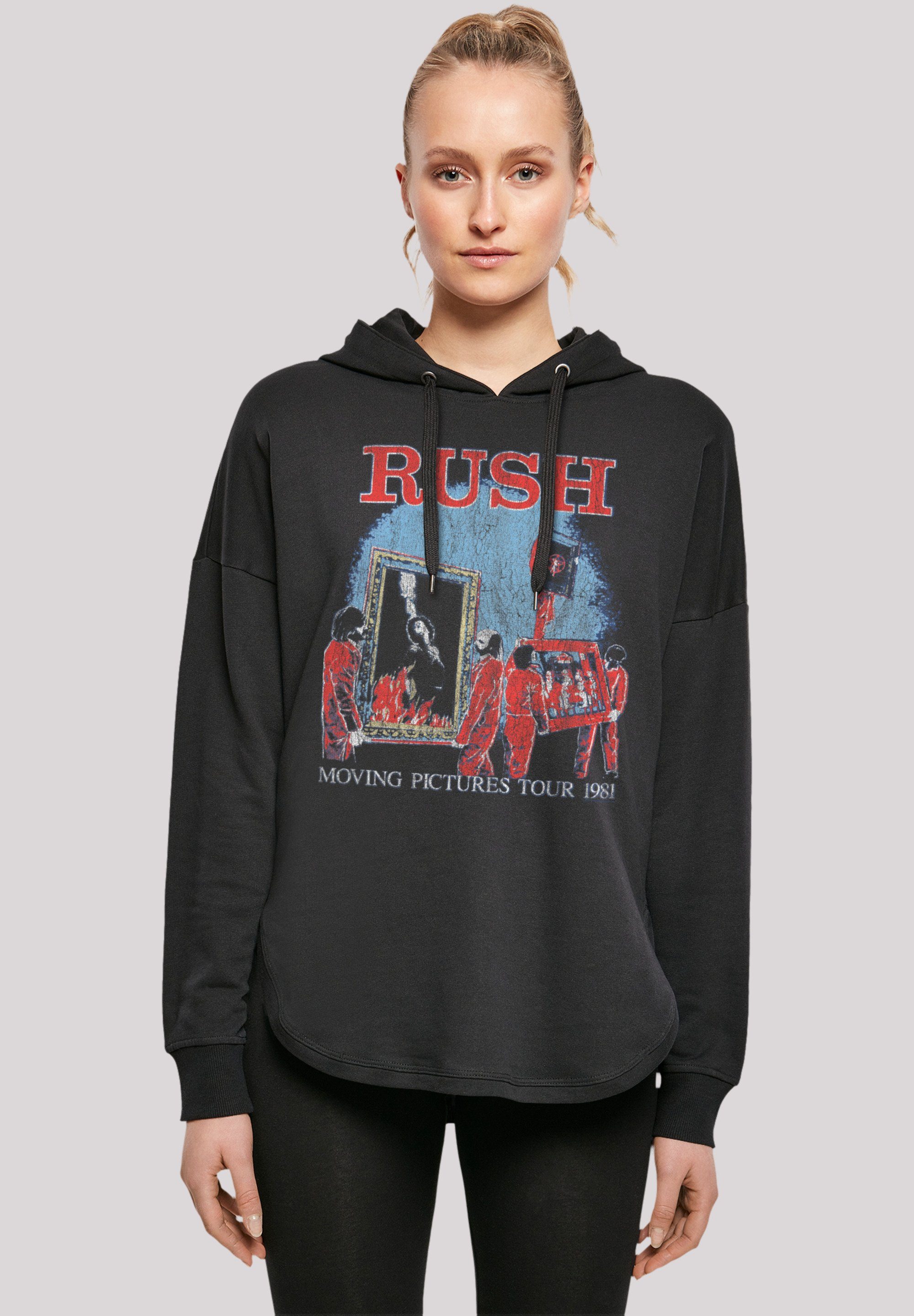 F4NT4STIC Sweatshirt Rush Rock Band Moving Pictures Tour Premium Qualität schwarz