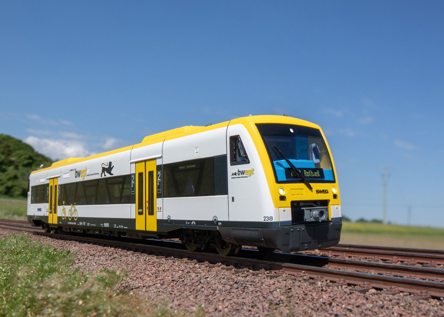 Märklin Personenwagen Dieseltriebwagen Regio Shuttle RS1, Baureihe 650 - 36966, Spur H0, mit Sound und Beleuchtung; Made in Europe