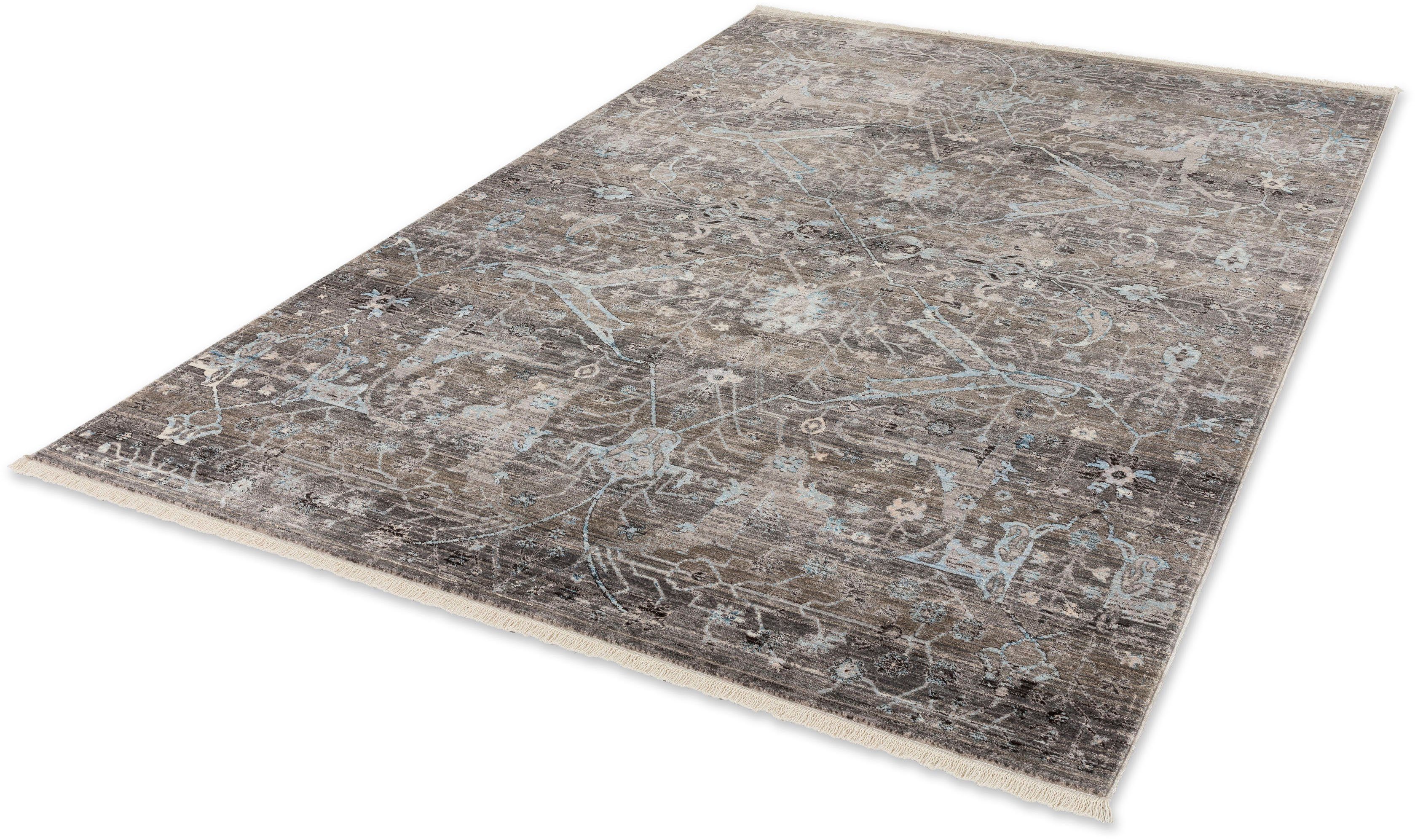 SCHÖNER WOHNEN-Kollektion Teppich Mystik 195, rechteckig, Höhe: 7 mm, weiche Oberfläche, Wohnzimmer