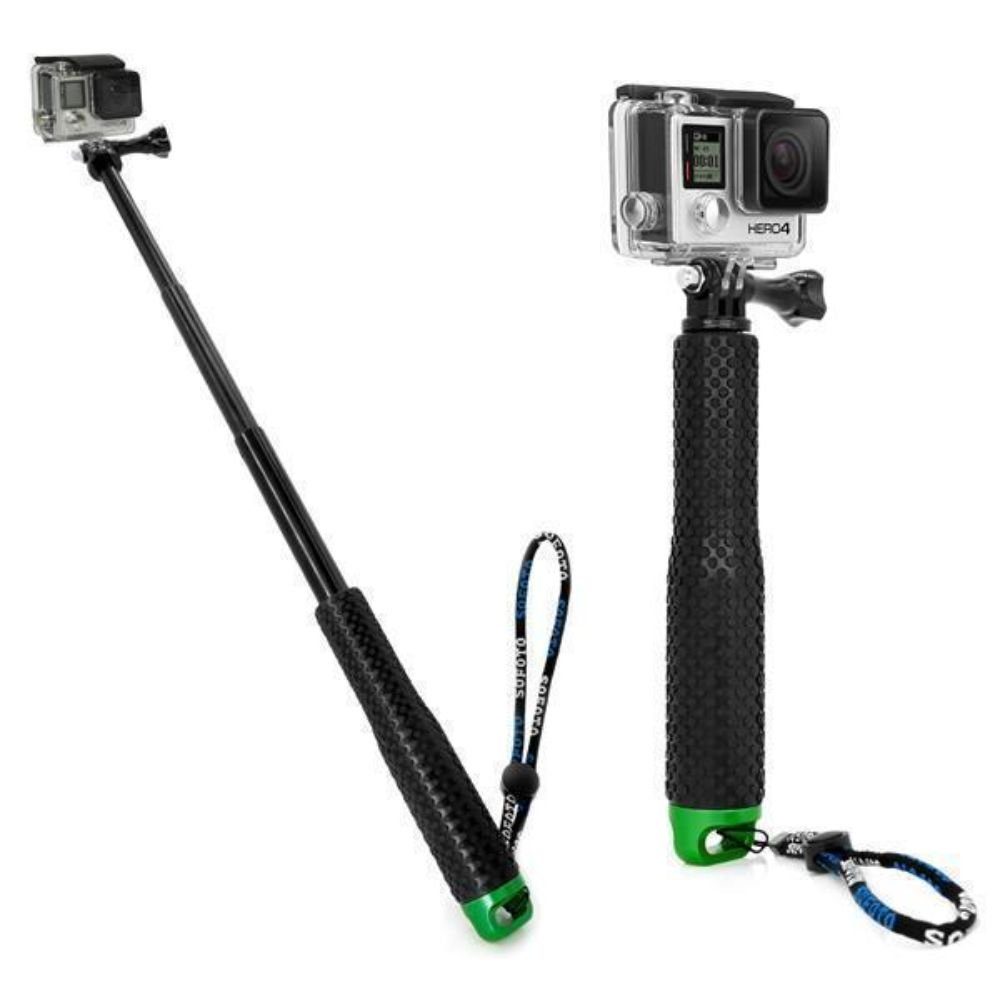 5 9 7 VKESEN Selfie Stick Teleskopstange aus Aluminiumlegierung Action Cam 49CM Einstellbare Verlängerung Einbeinstativ Selfie-Stangen für GoPro Hero 10 Blau DJI Action Osmo Action-Kameras 8 6 