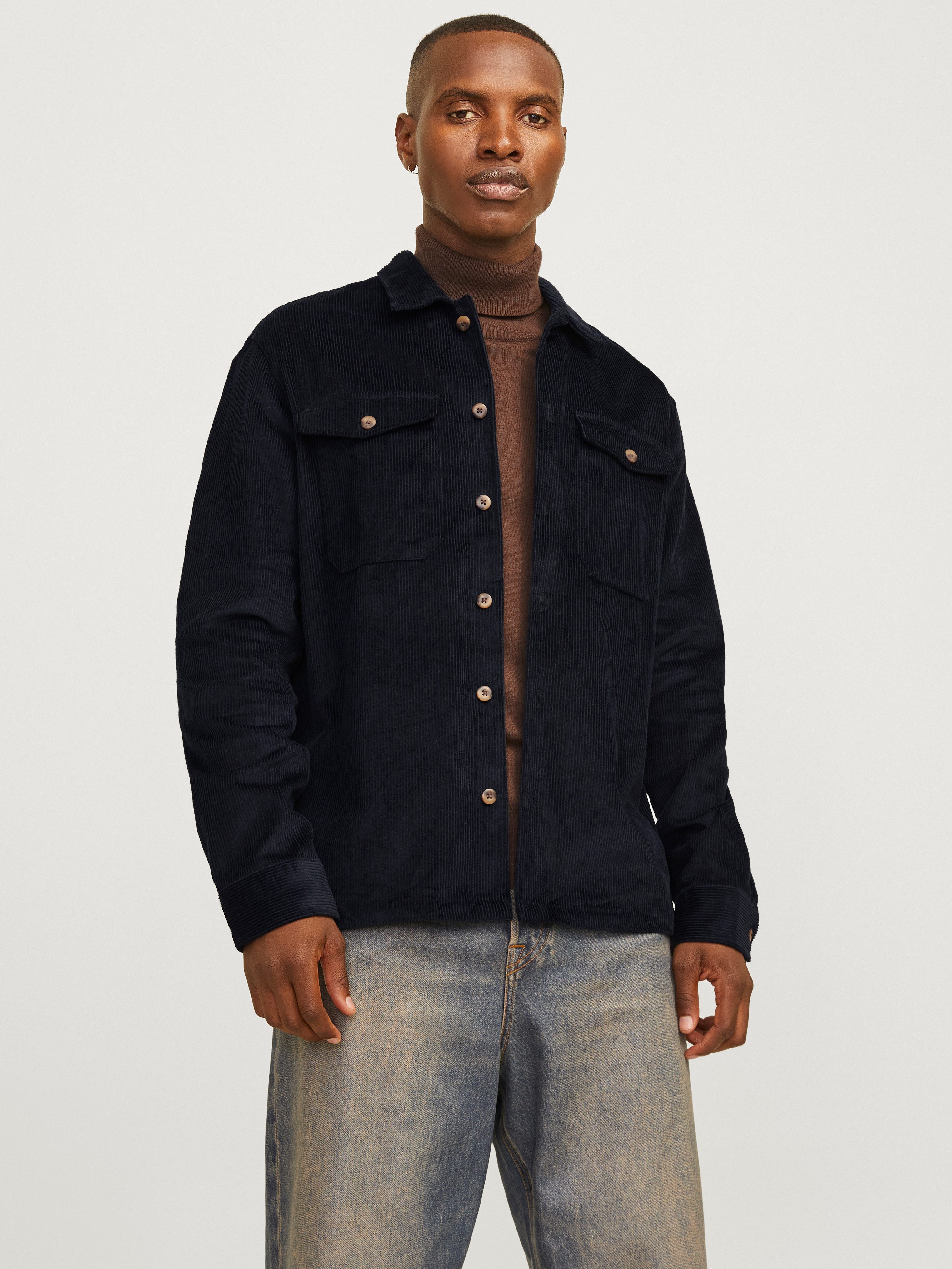 Jack & Jones Langarmhemd JJEEDDIE CORDUROY günstig online kaufen