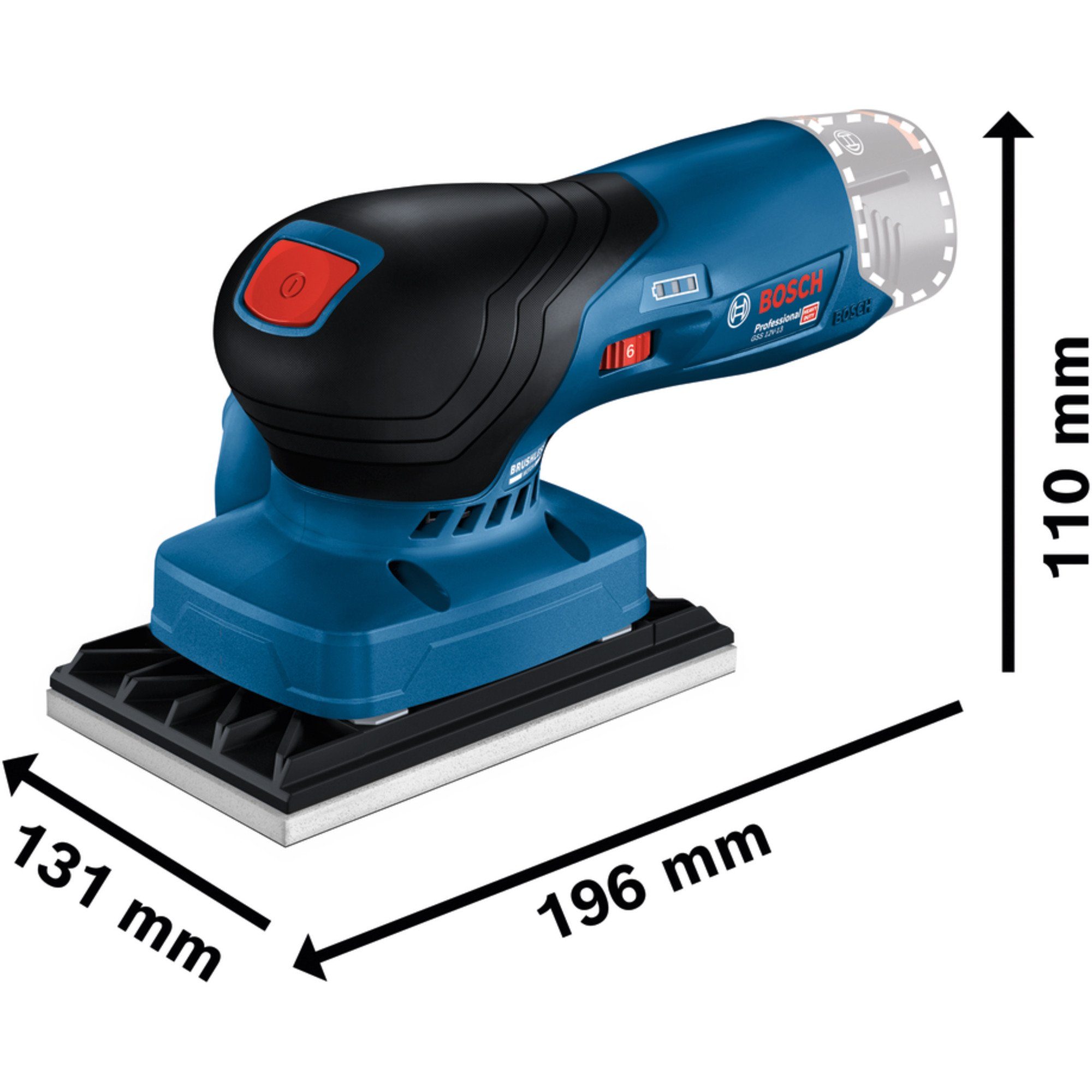 Bosch Professional Schwingschleifer Bosch Professional Akku-Schwingschleifer GSS