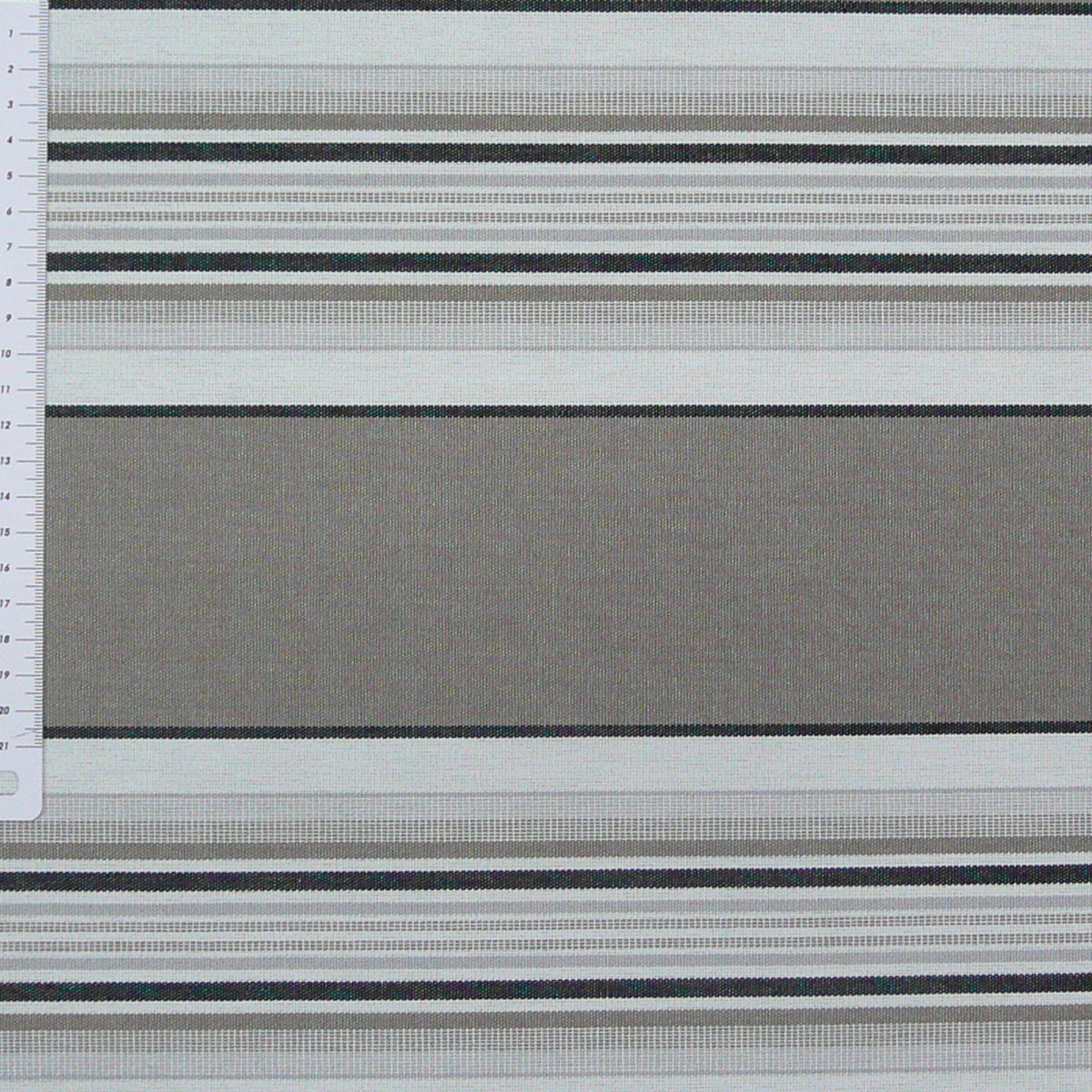 SCHÖNER LEBEN. Stoff Outdoorstoff Meterware Markisenstoff Gartenmöbelstoff Toldo braun crem