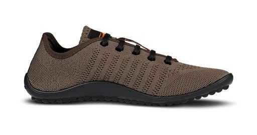 Leguano GO Barfußschuh mit praktischer Schnürung braun