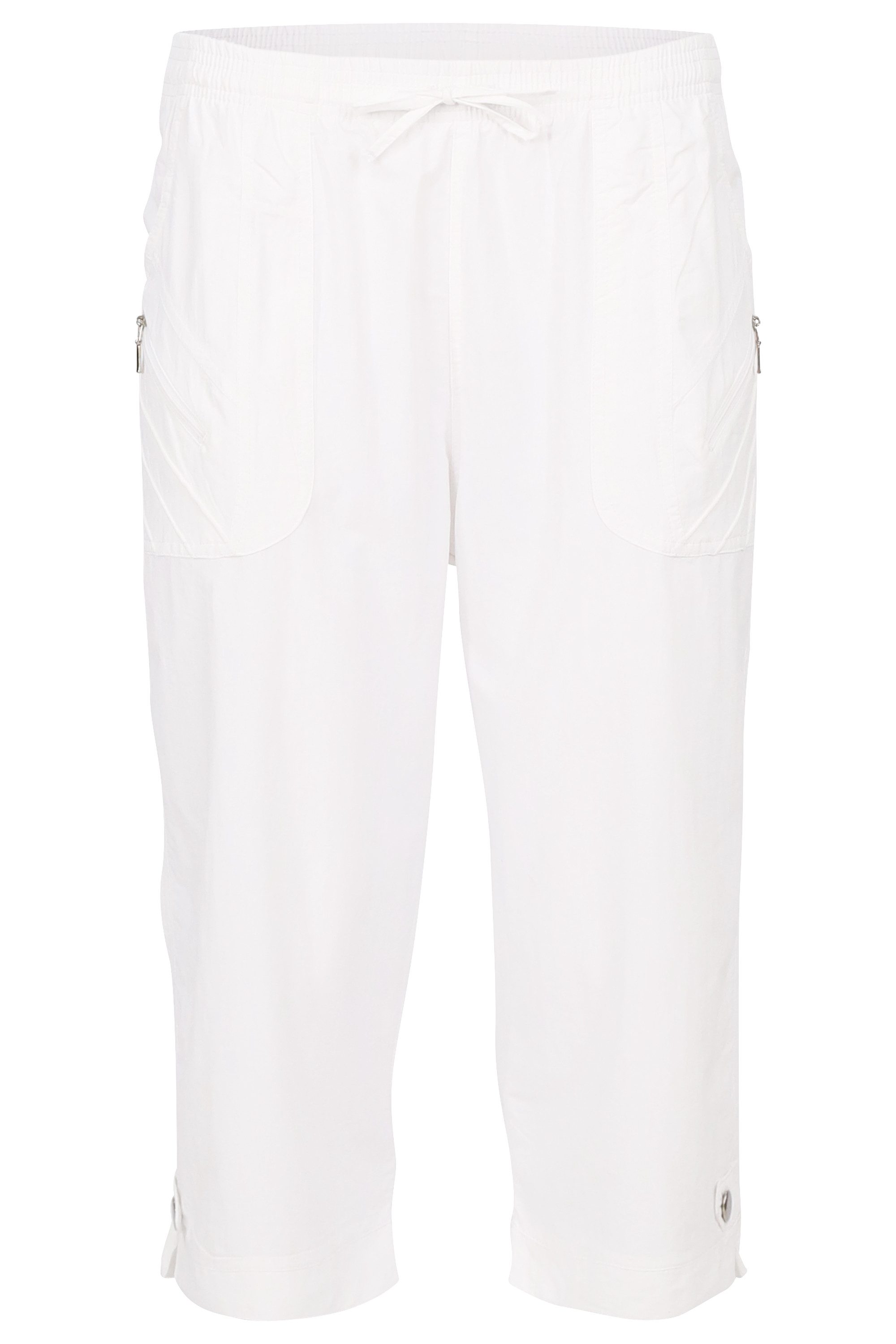 malito more than fashion Caprihose C200 kurze unifarbene Freizeithose