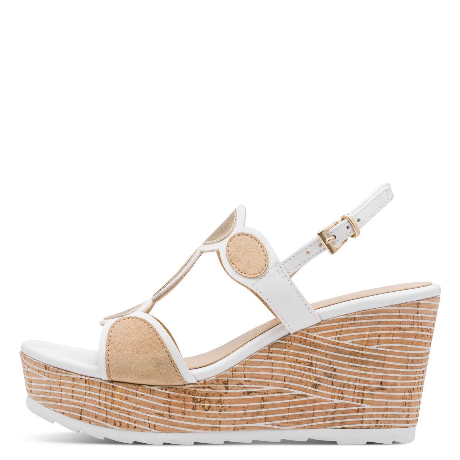 MARCO TOZZI MARCO TOZZI Damen Sandalette 2-28363-46-197 WHITE COMB Sandale
