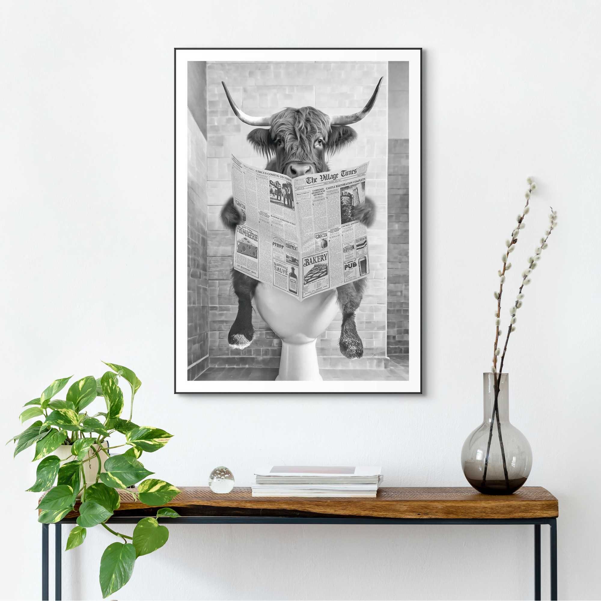 Reinders! Bild mit Rahmen Highlander Toilet günstig online kaufen