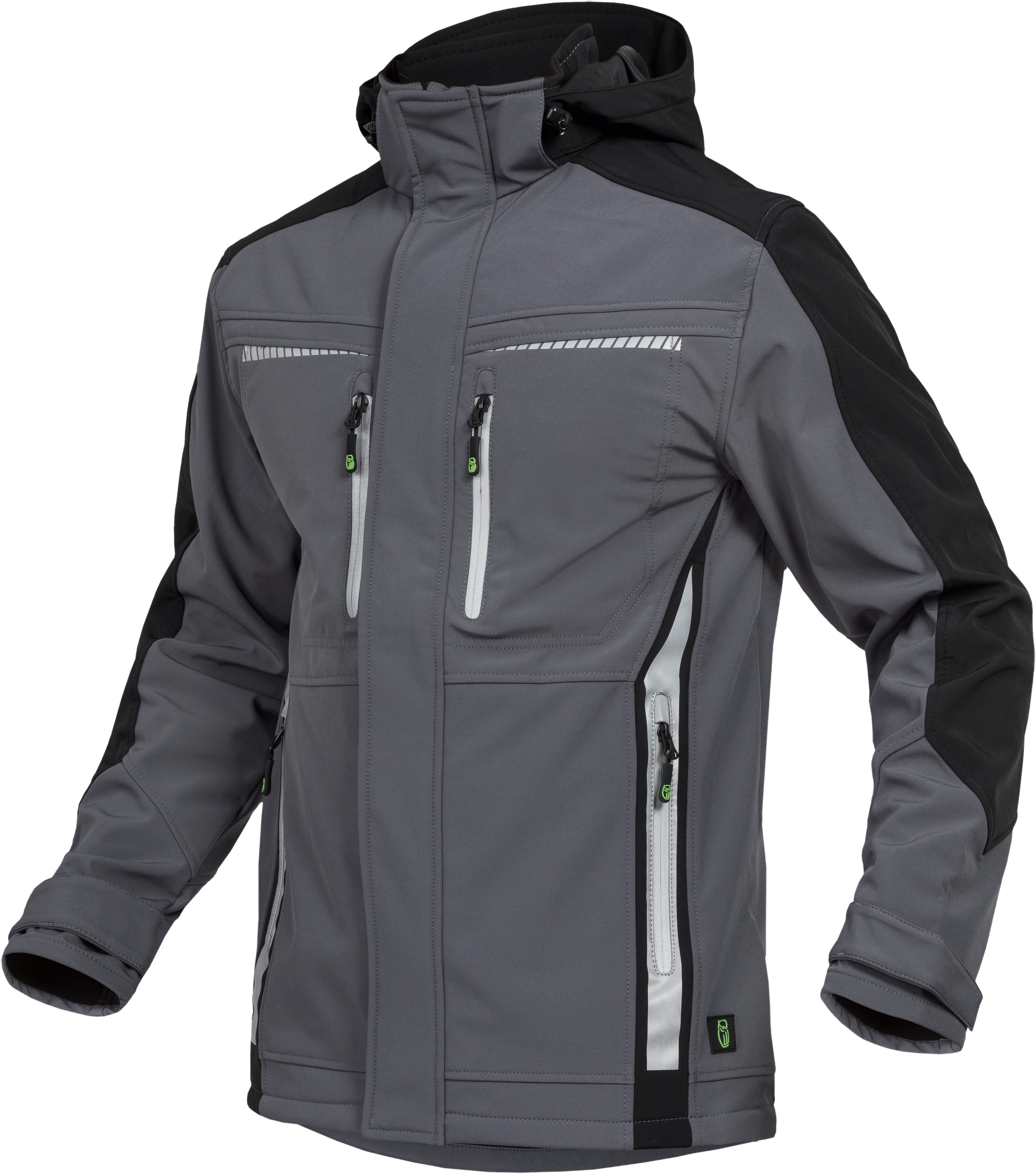 Softshelljacke Flex-Line Herren Übergangsjacke mit Kapuze
