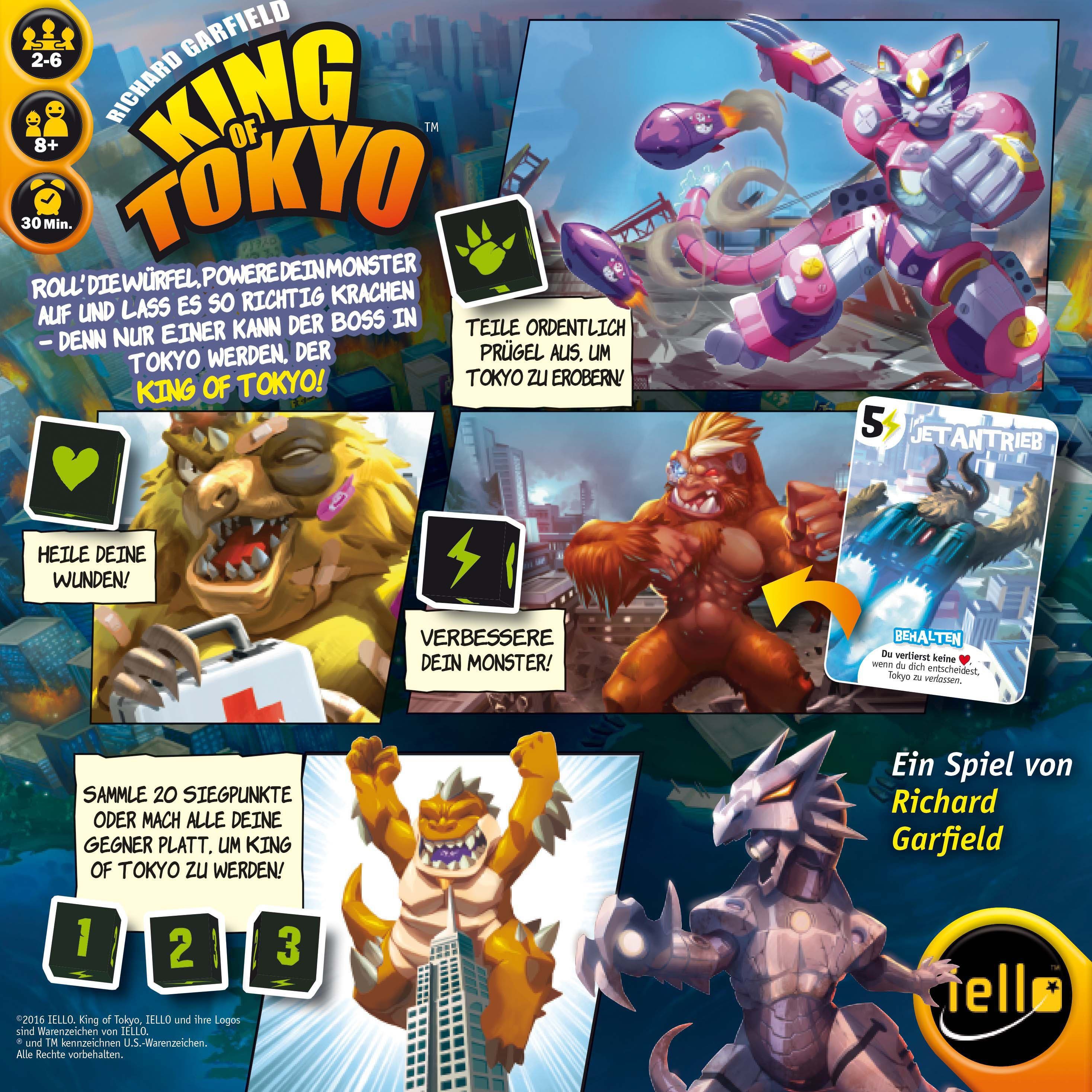 iello Spiel King of Tokyo, Gesellschaftsspiel