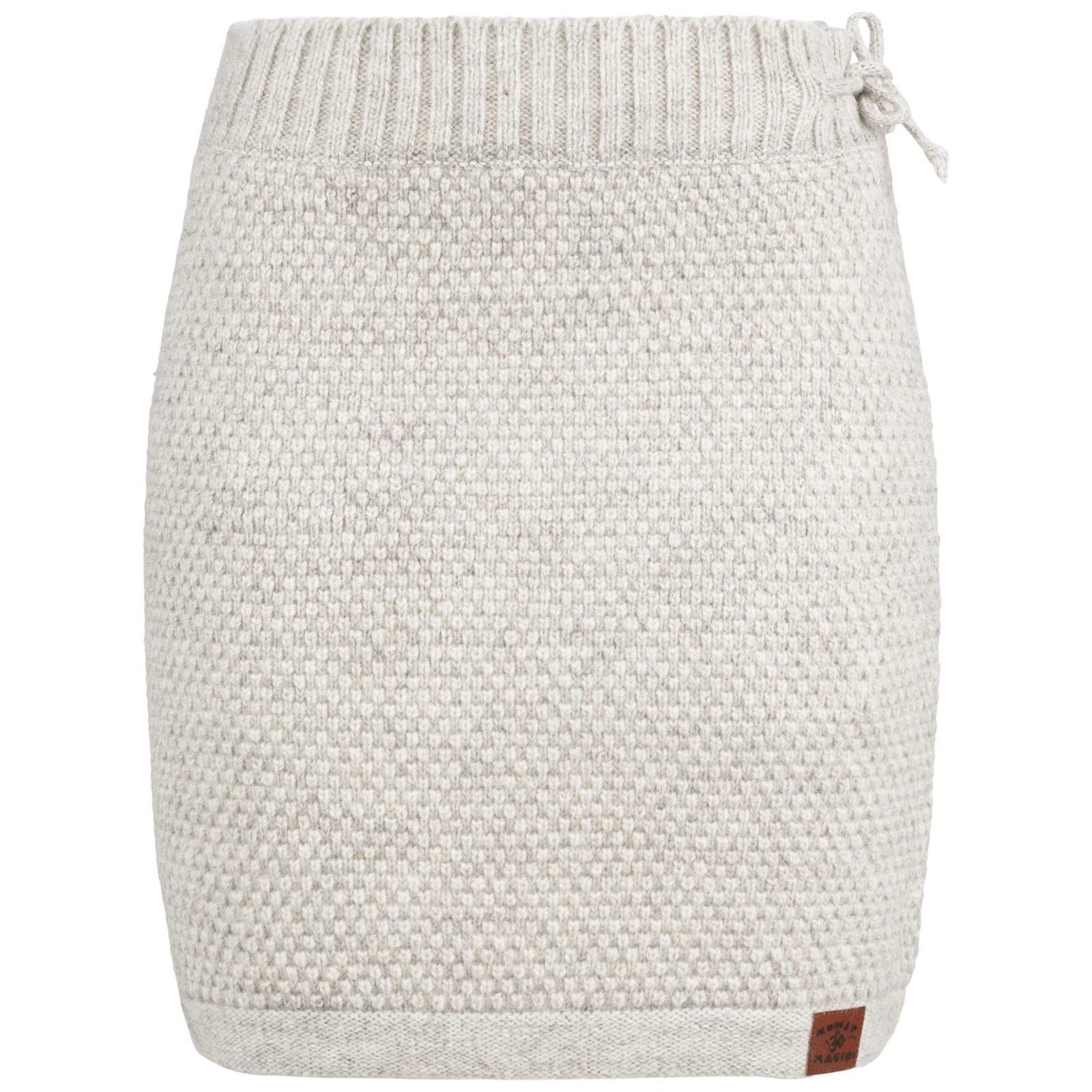 KUNST UND MAGIE Strickrock Klassischer Boho Strickrock Rock Winter Wolle