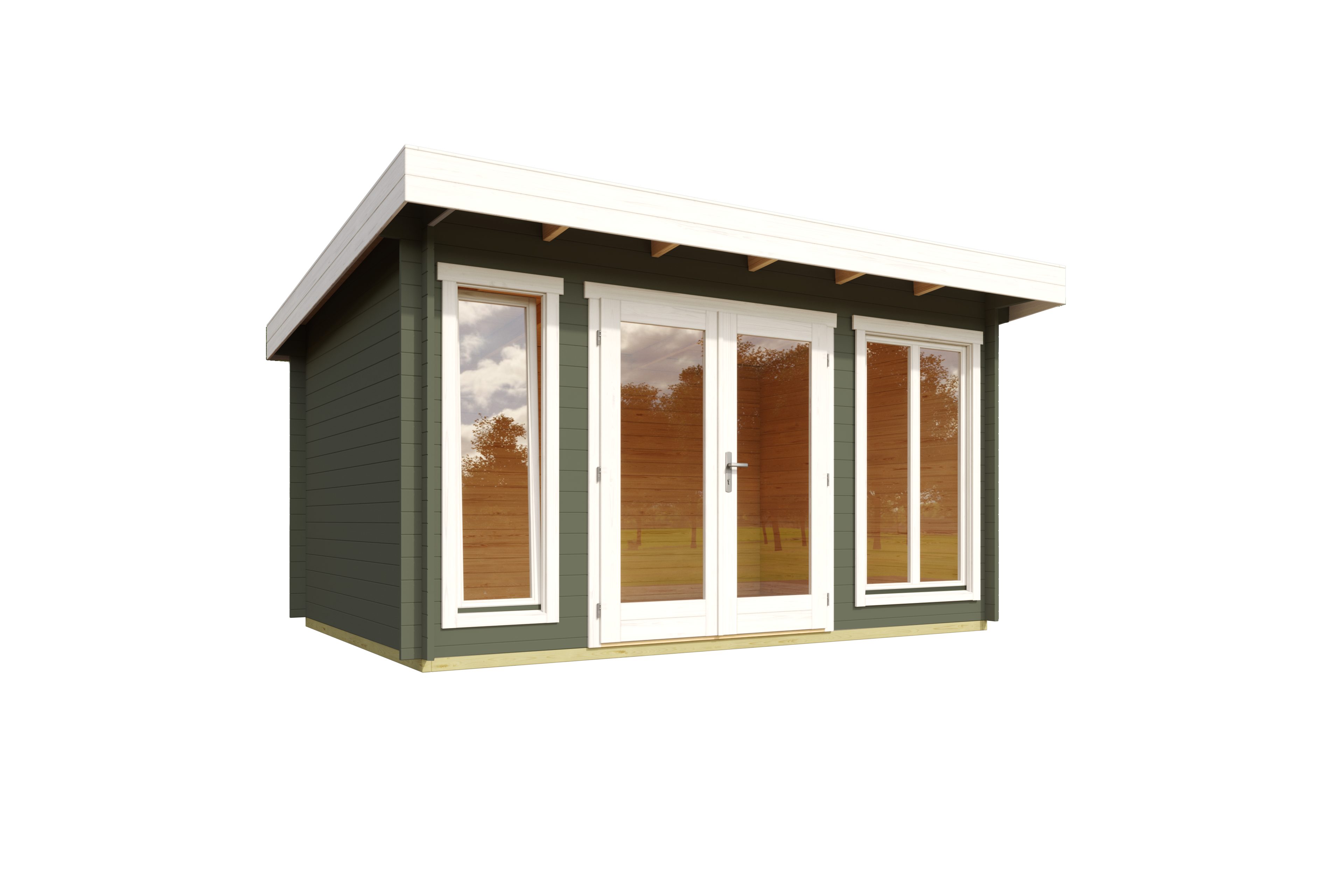 Nordic Holz Gartenhaus DORSET 2, BxT: 430x370 cm
