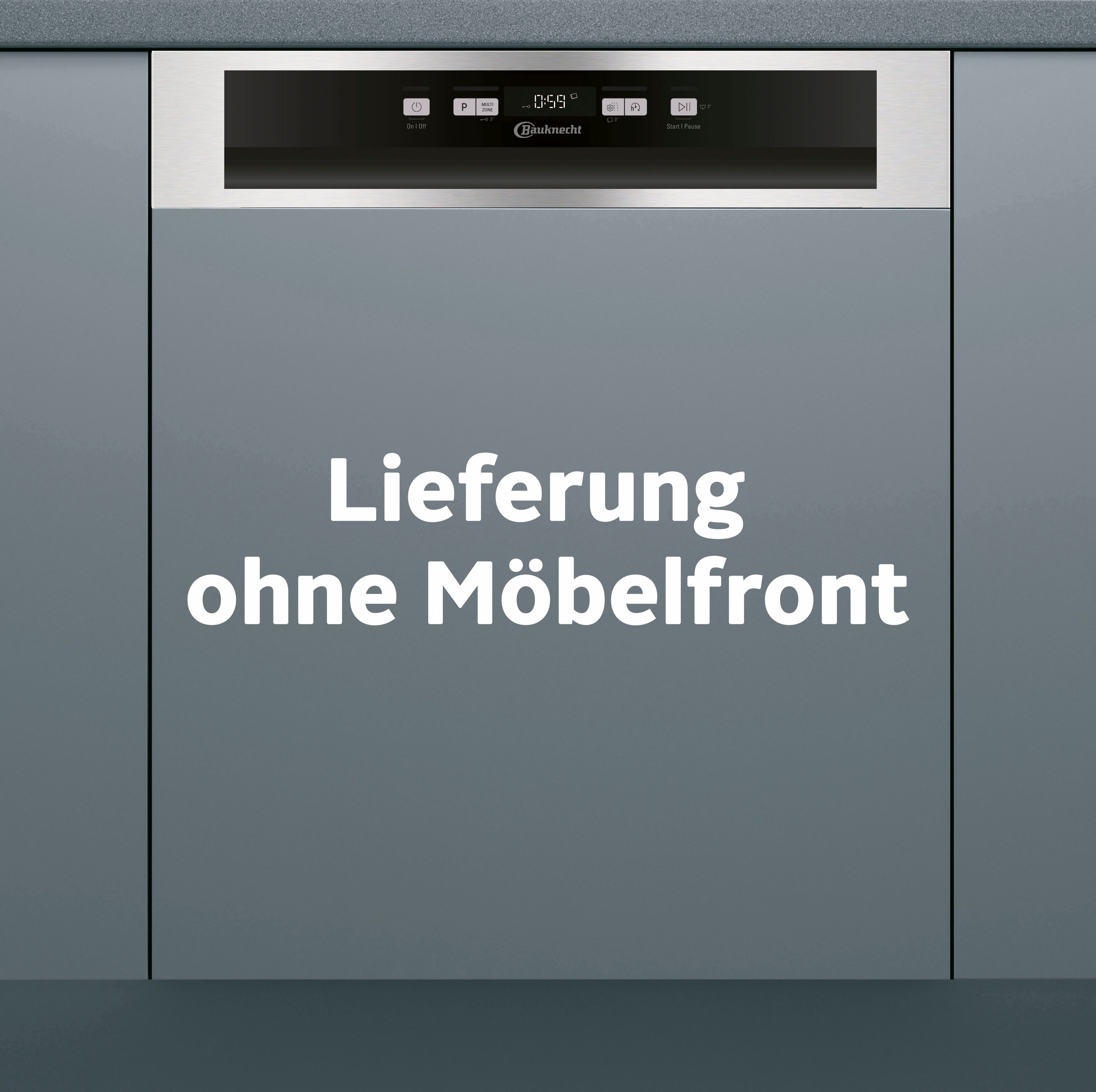 BAUKNECHT teilintegrierbarer Geschirrspüler OBBC ECOSTAR 5320, 14 Maßgedecke