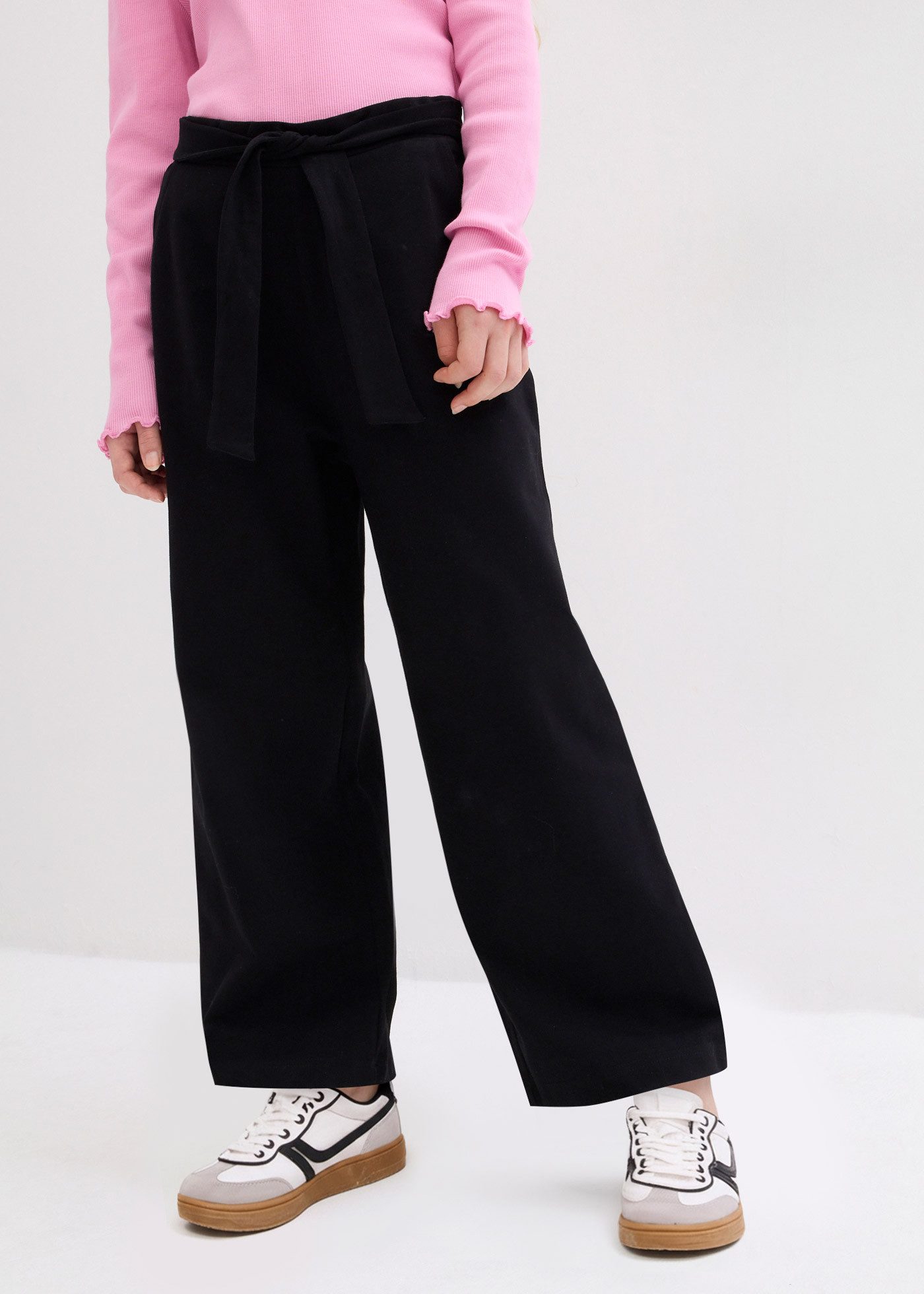 bonprix Culotte lässig, Jersey, mit Elastikbund, weites Beine, Regular Fit