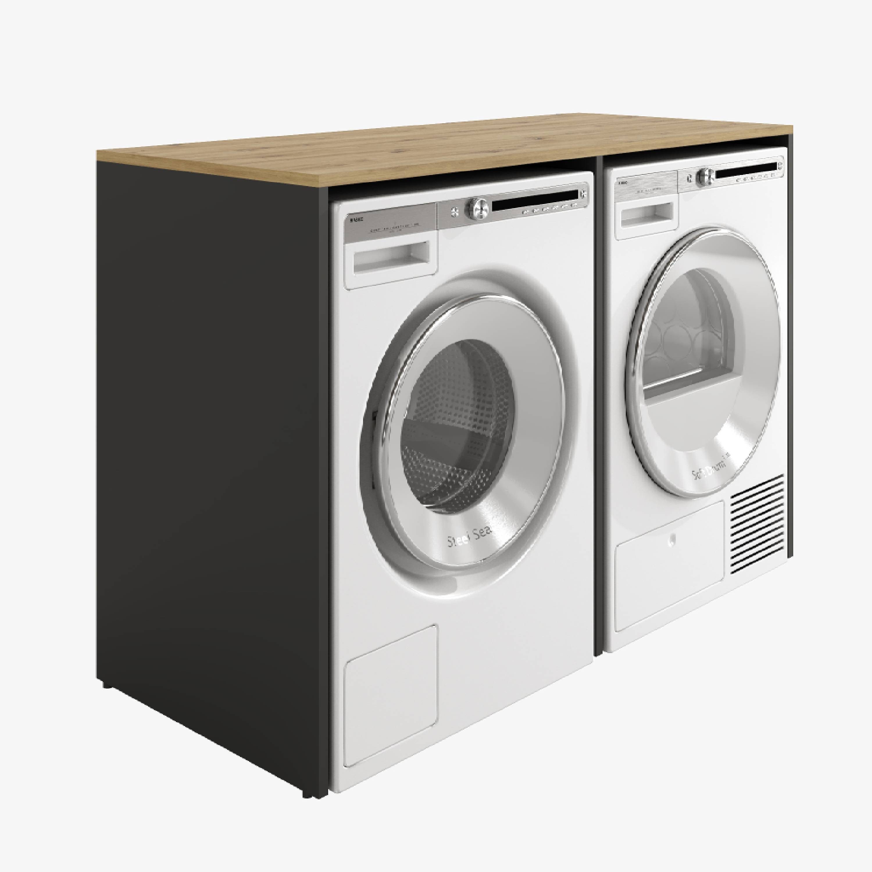 Platan Room Waschmaschinenumbauschrank DORA Waschmaschinenschrank 130 günstig online kaufen